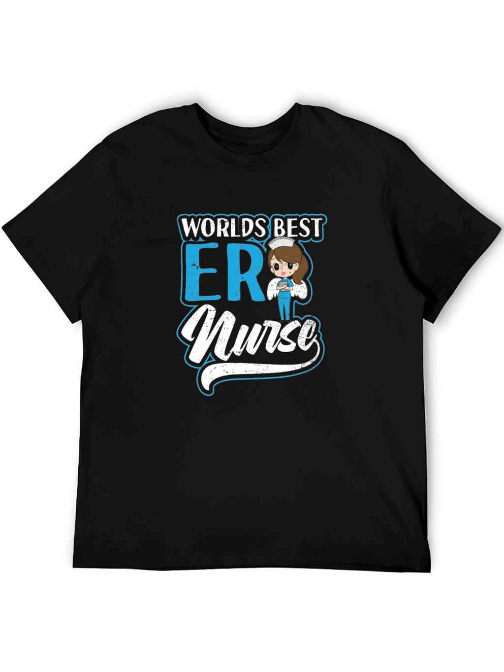 Worlds Best ER Nurse Graphic T-Shirt