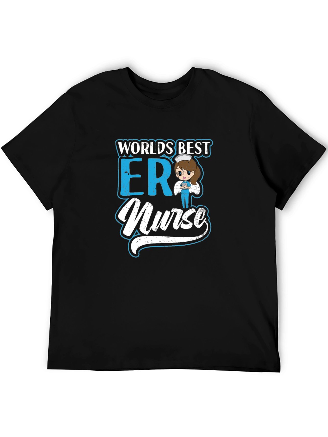 Worlds Best ER Nurse Graphic T-Shirt