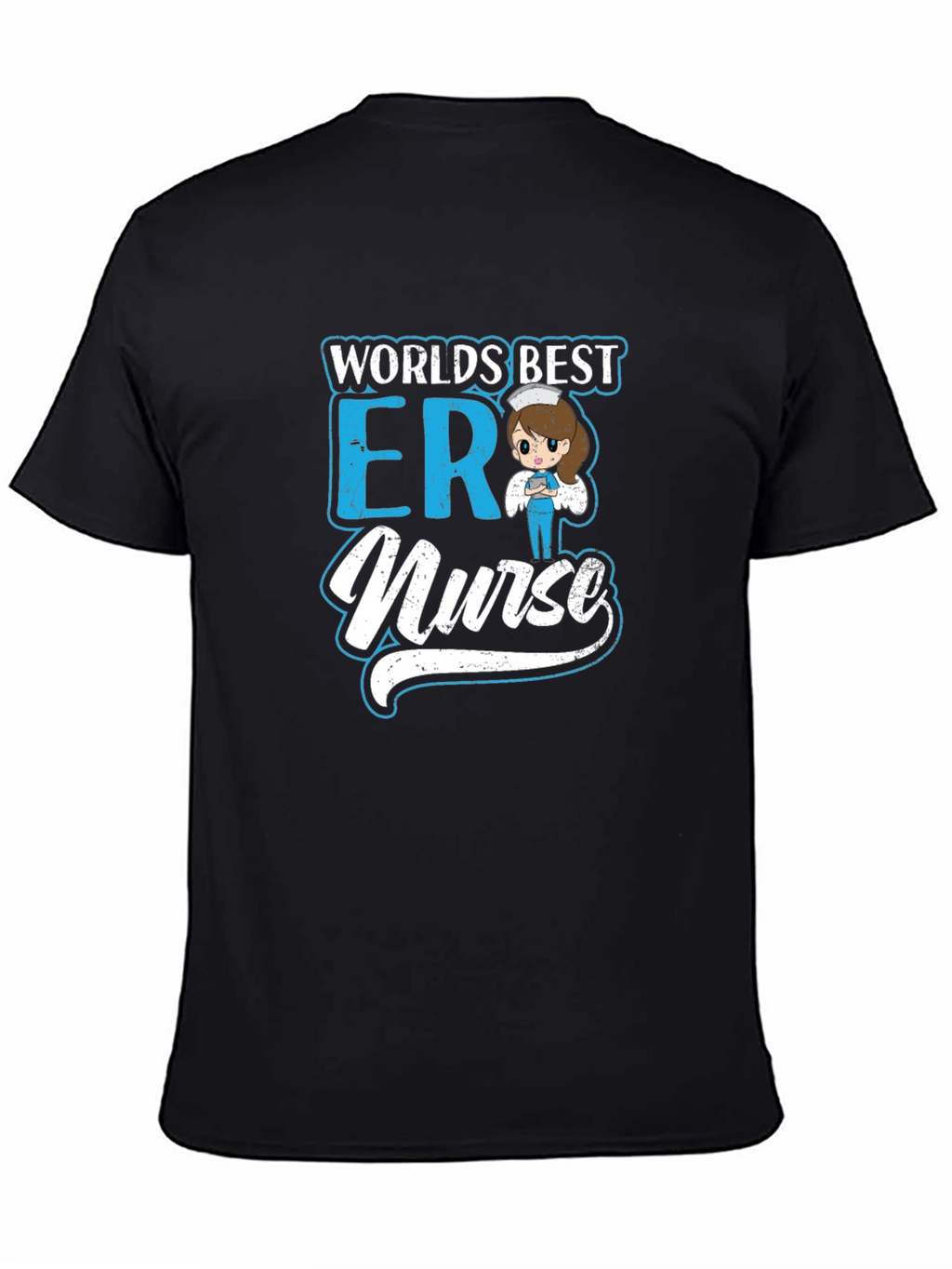 Worlds Best ER Nurse Graphic T-Shirt