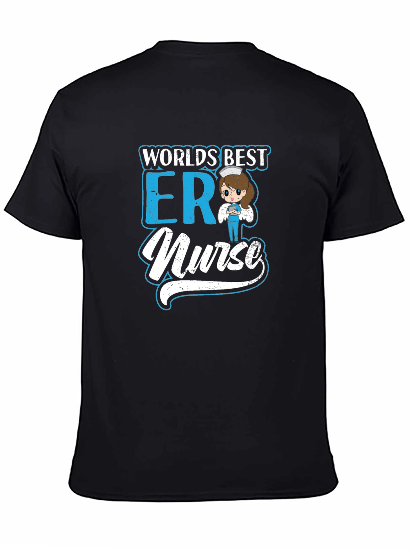 Worlds Best ER Nurse Graphic T-Shirt