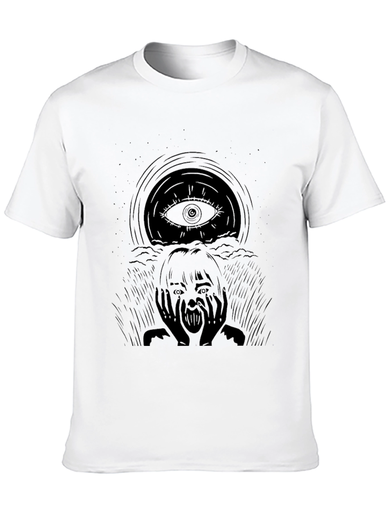 Eye Scream Graphic Tee - Black