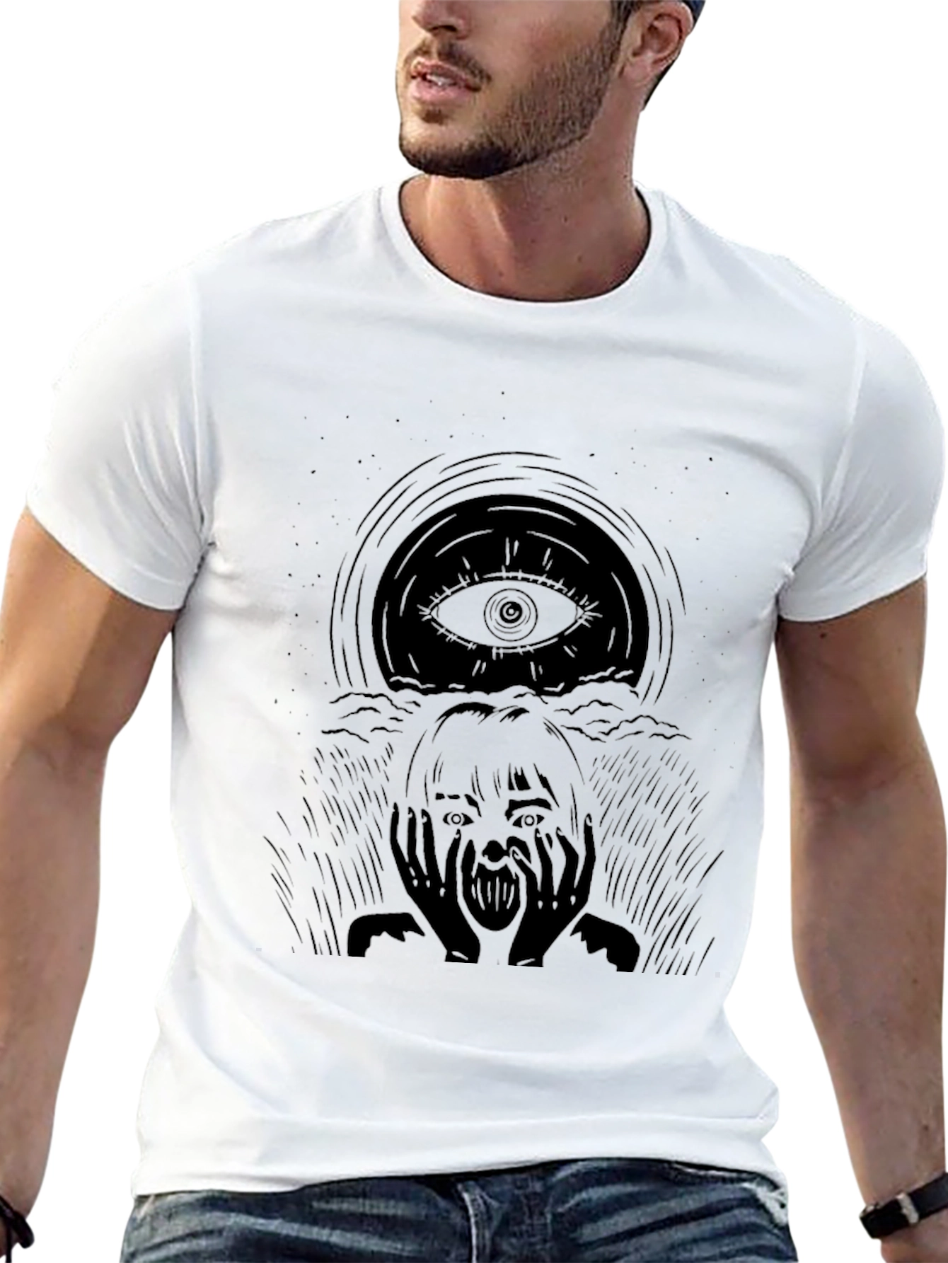 Eye Scream Graphic Tee - Black