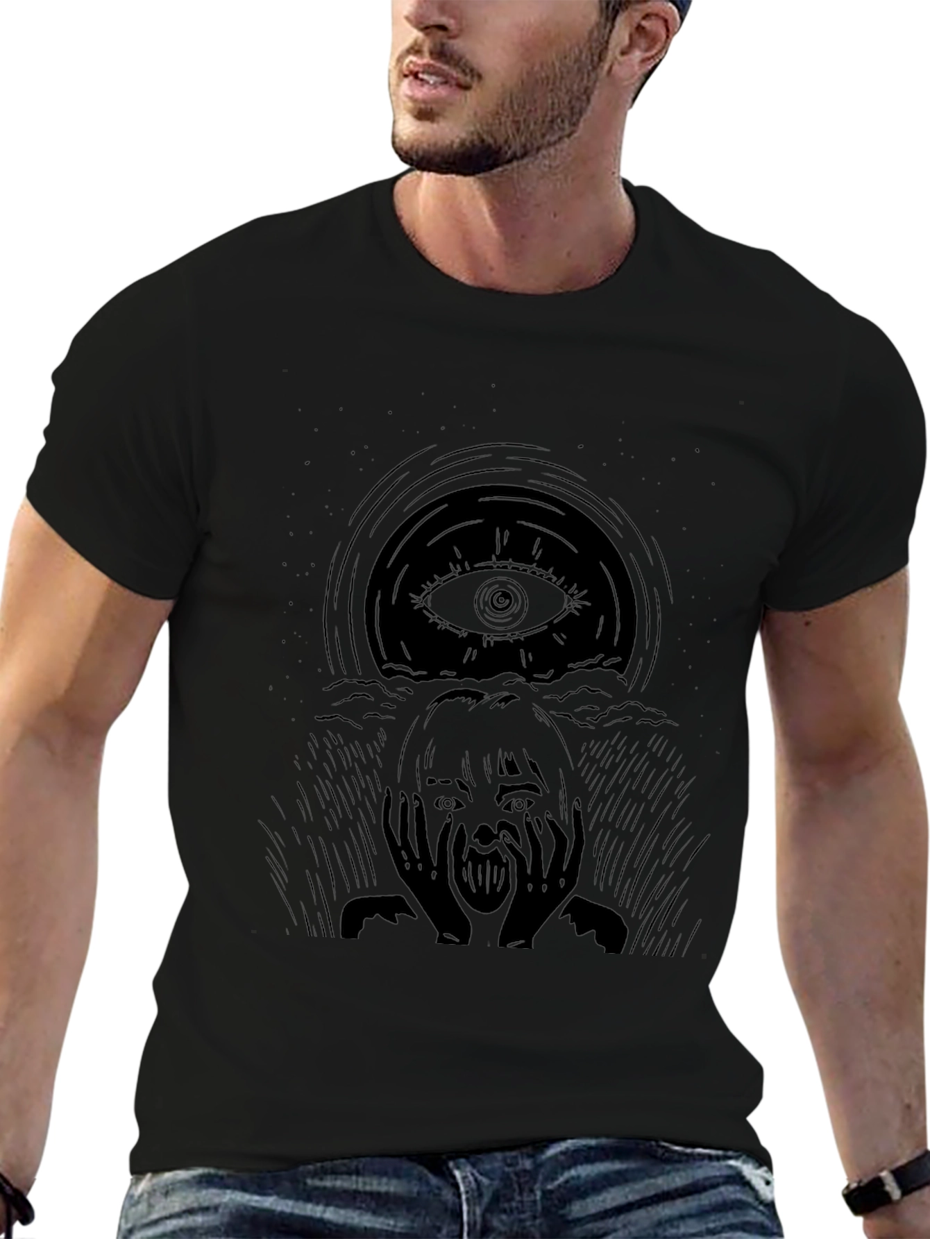 Eye Scream Graphic Tee - Black