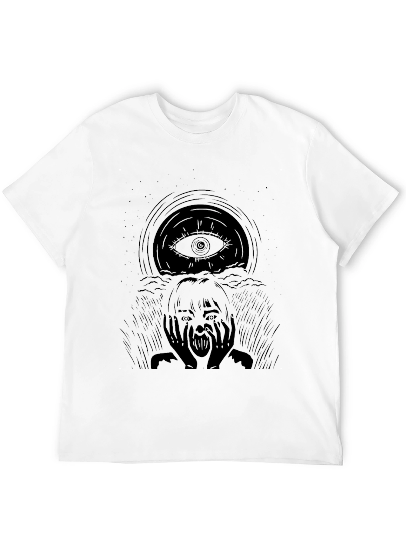 Eye Scream Graphic Tee - Black
