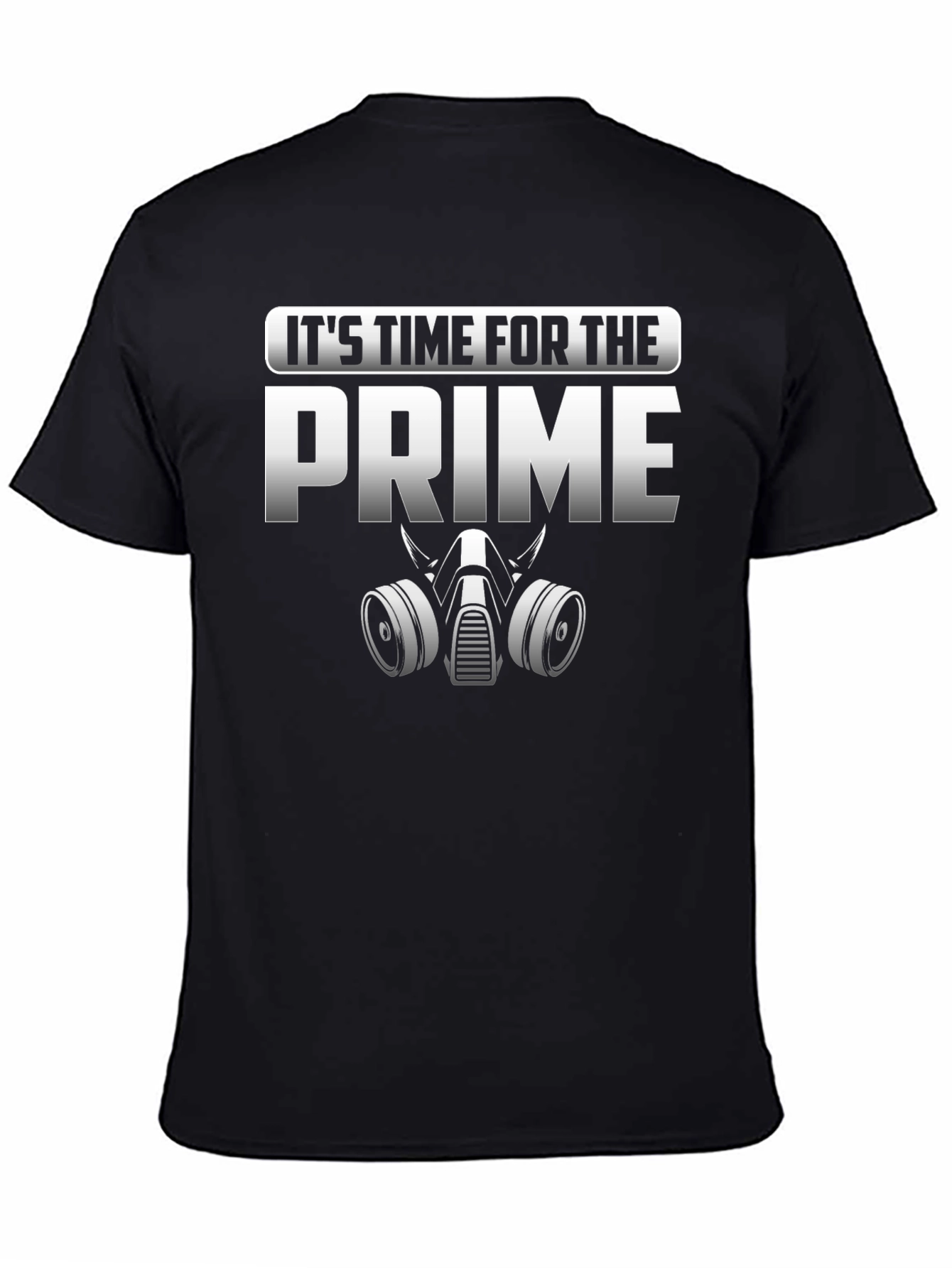 Its Time for The Prime Gas Mask Graphic Tee