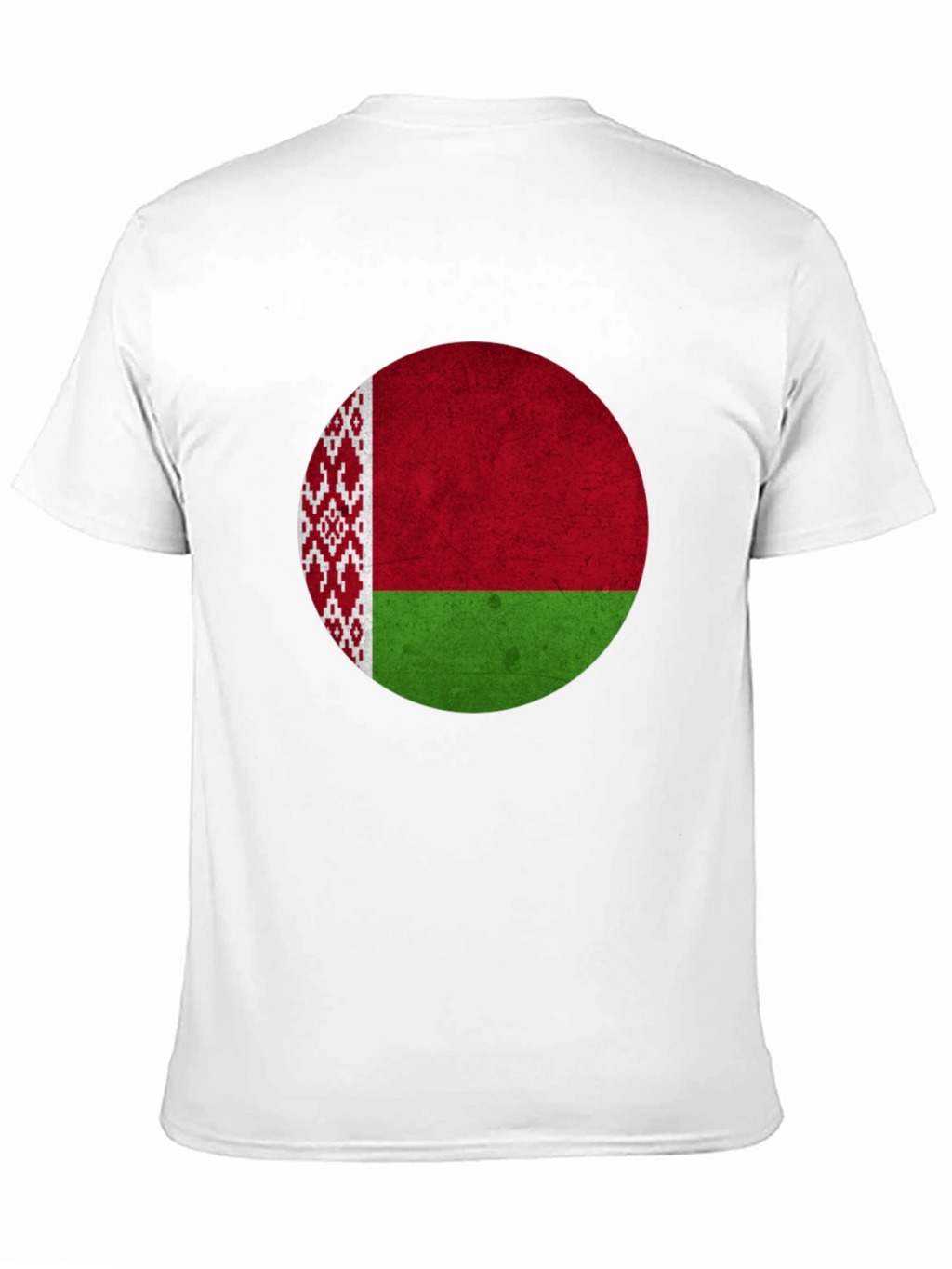 Belarus Flag Graphic T-Shirt - Mens Black Tee