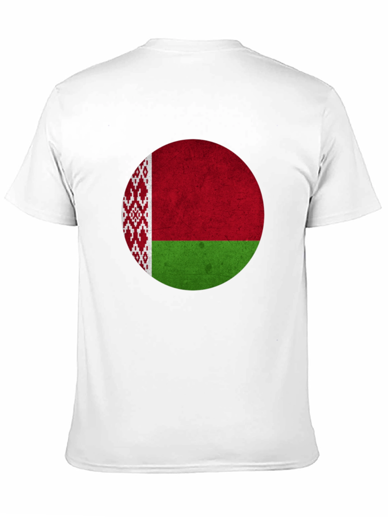 Belarus Flag Graphic T-Shirt - Mens Black Tee