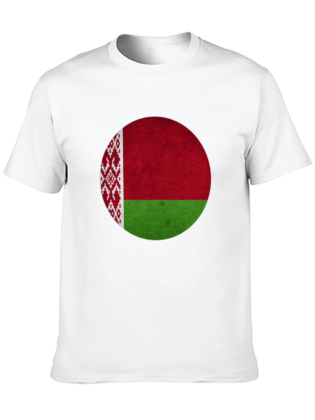 Belarus Flag Graphic T-Shirt - Mens Black Tee