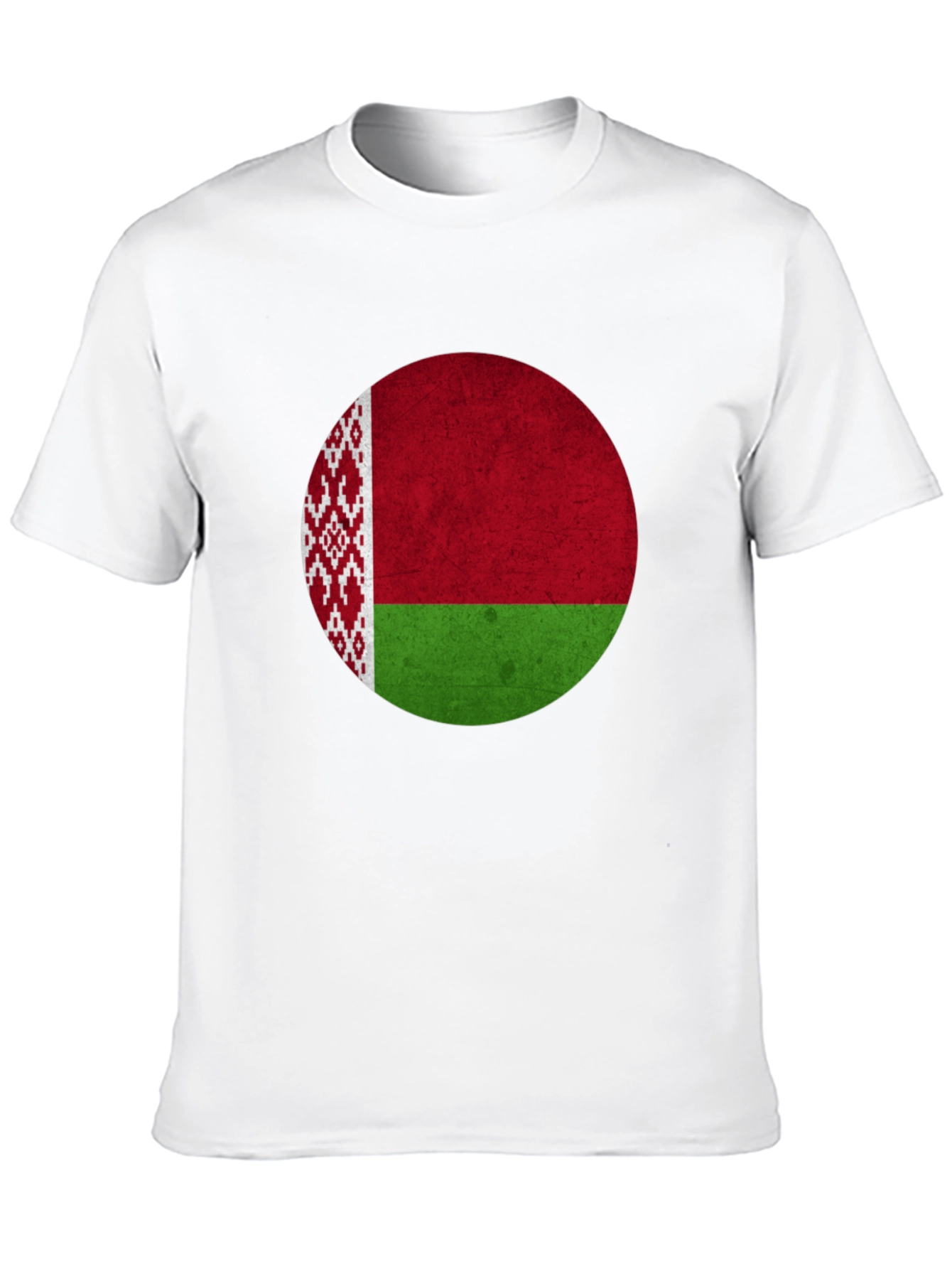 Belarus Flag Graphic T-Shirt - Mens Black Tee