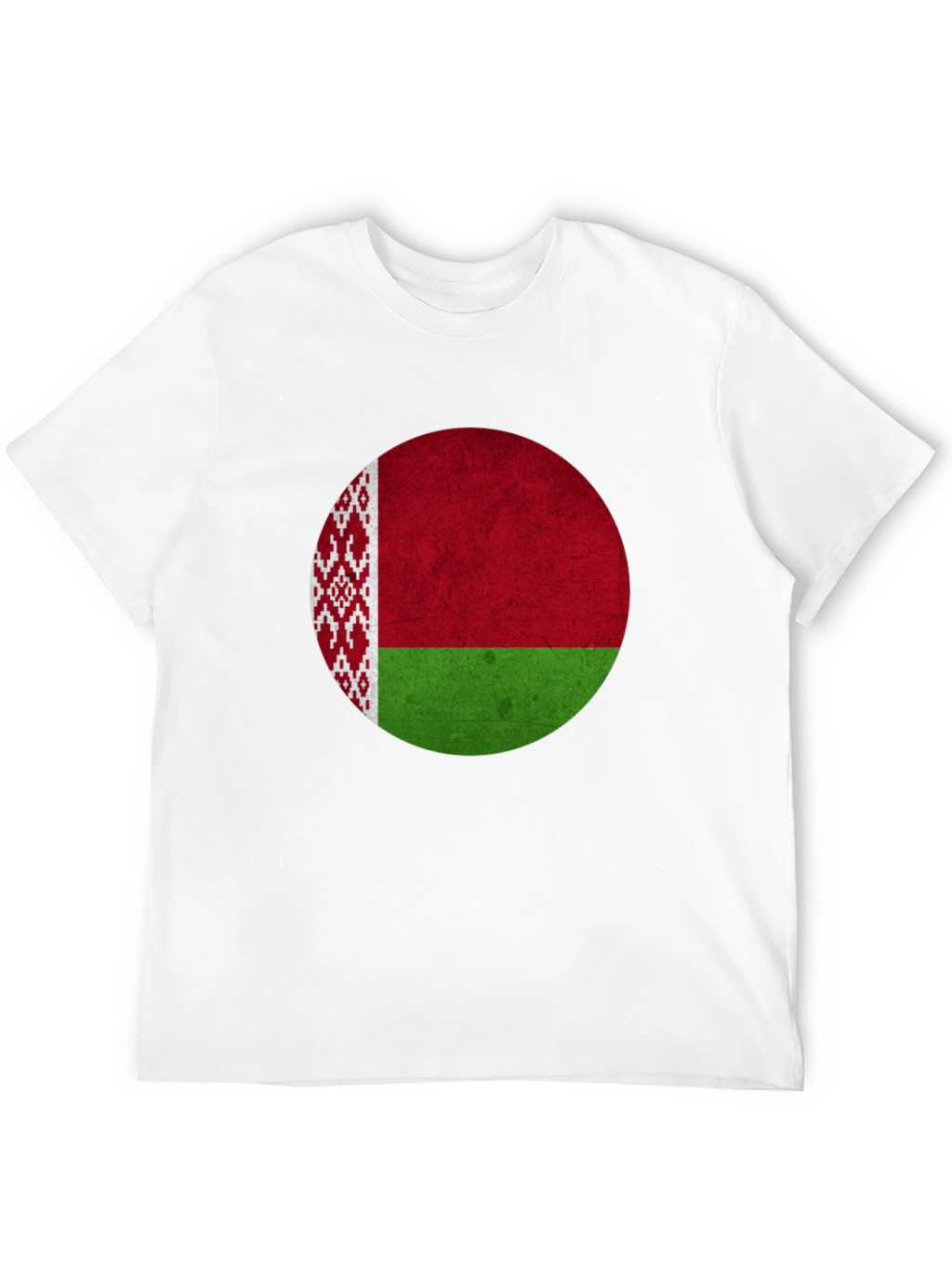 Belarus Flag Graphic T-Shirt - Mens Black Tee