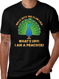 Peacock Club Tee: Walk In Like a Peacock!