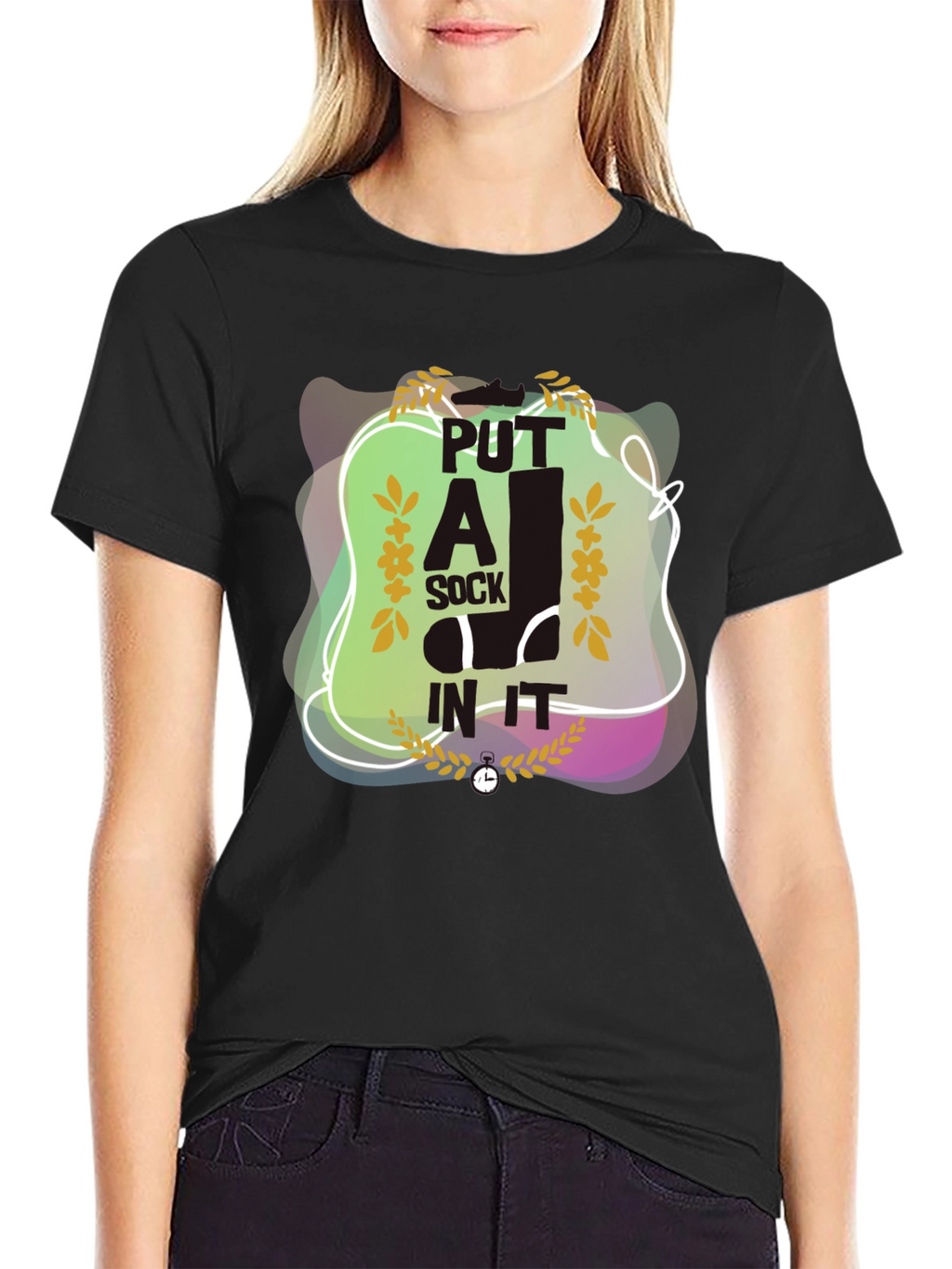Put A Sock In It Graphic T-Shirt