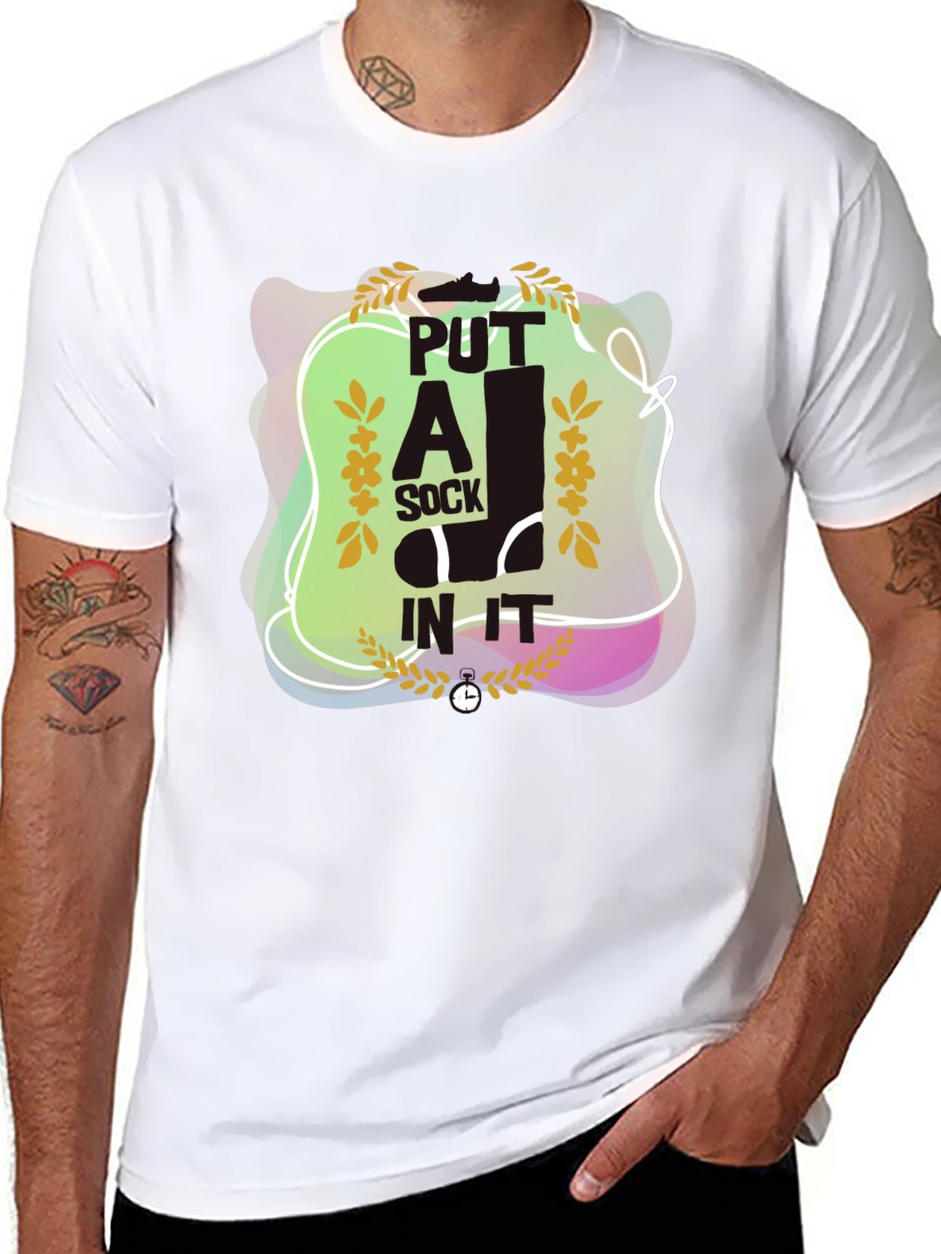 Put A Sock In It Graphic T-Shirt