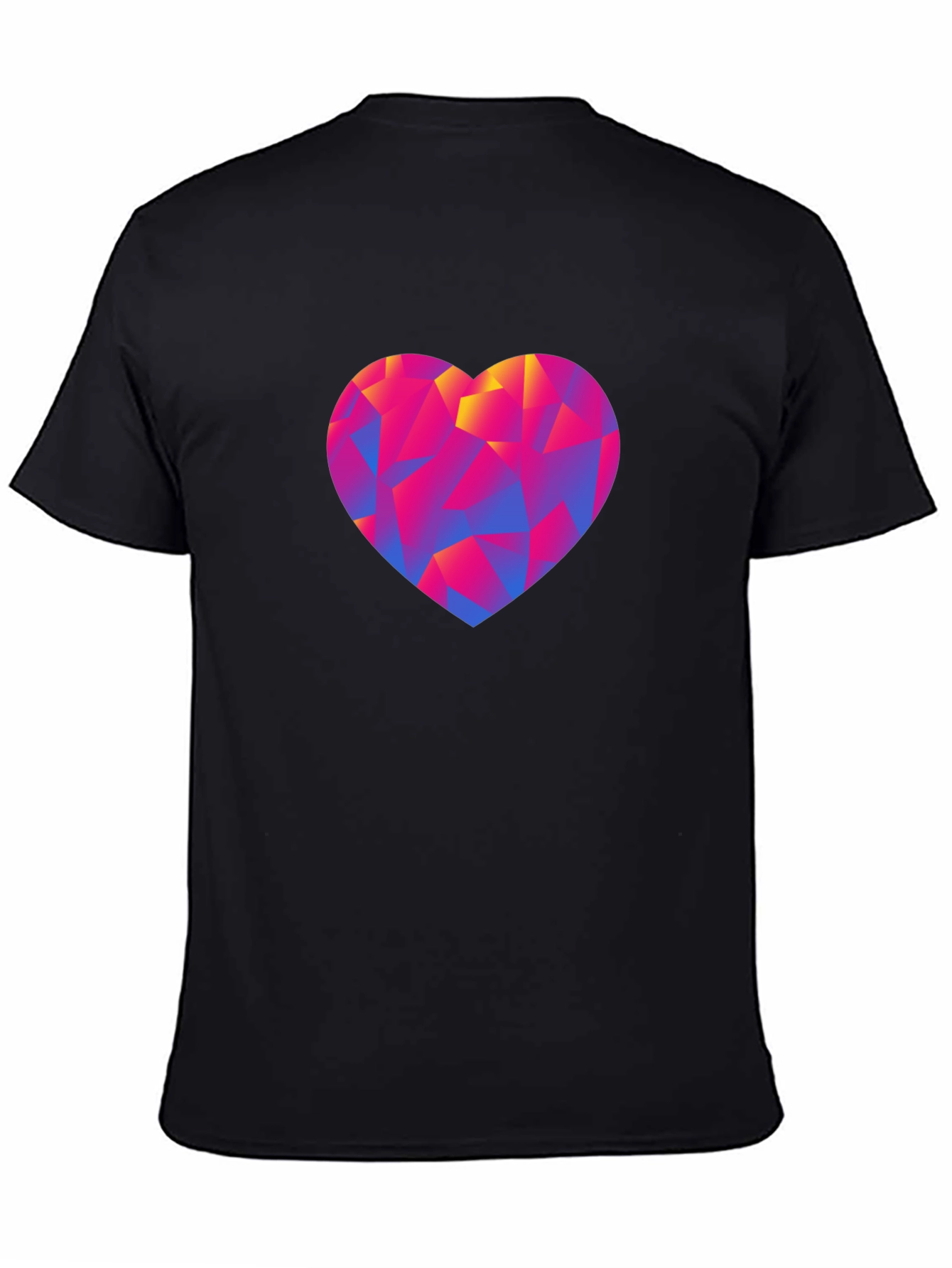 Geometric Heart Graphic Tee - Modern Love