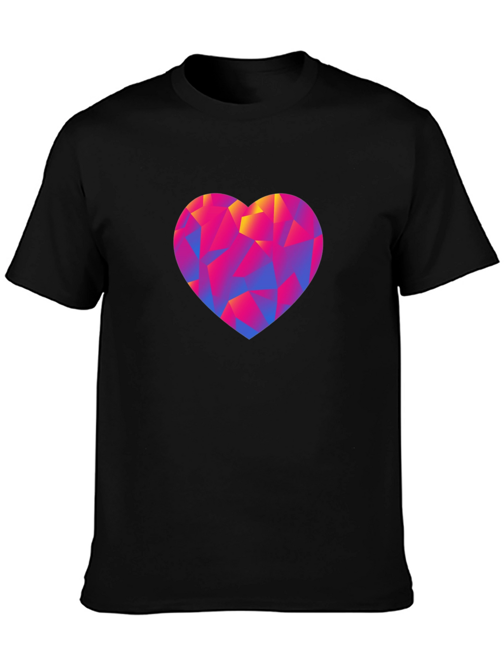 Geometric Heart Graphic Tee - Modern Love