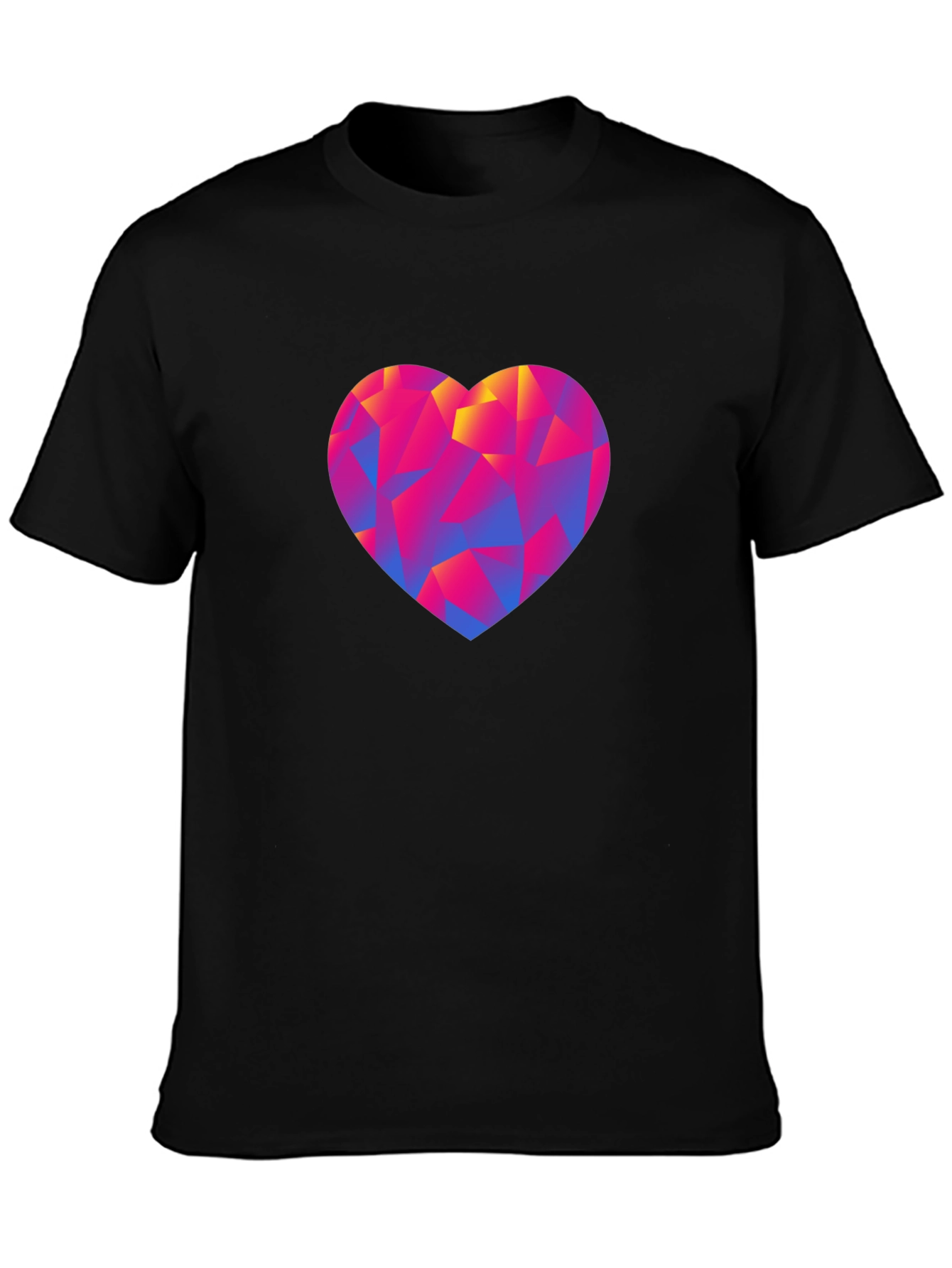Geometric Heart Graphic Tee - Modern Love