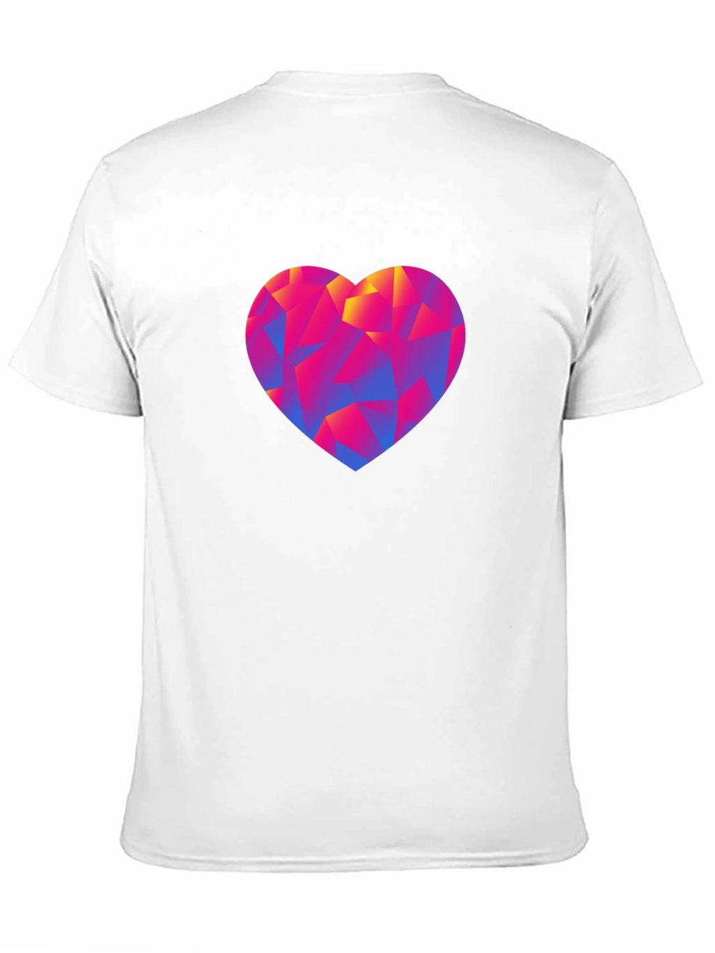 Geometric Heart Graphic Tee - Modern Love