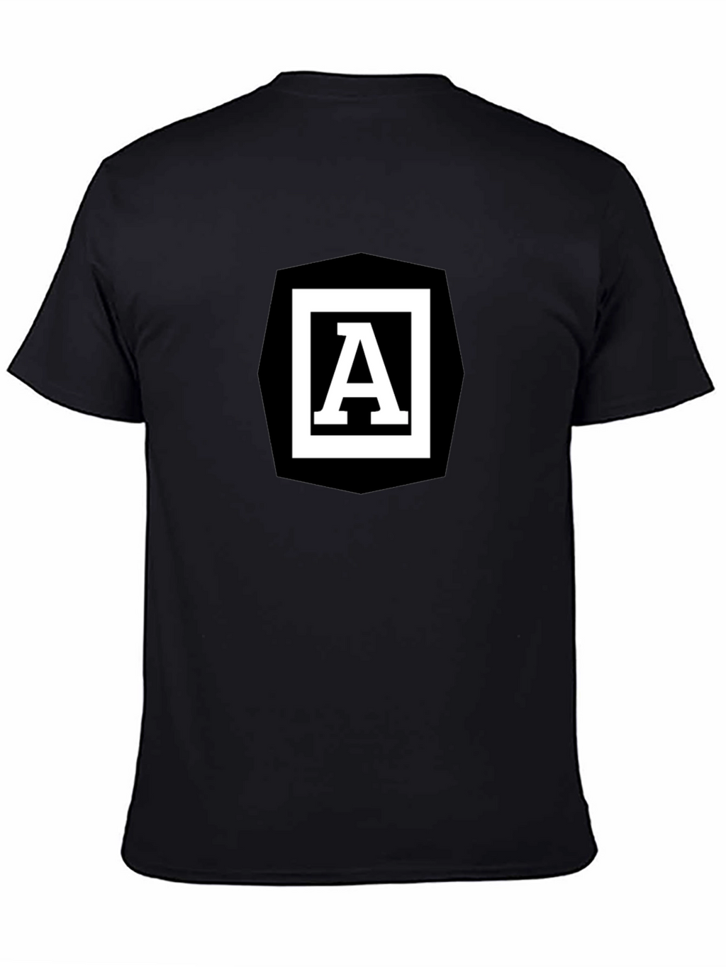 Angular A Logo Black T-Shirt