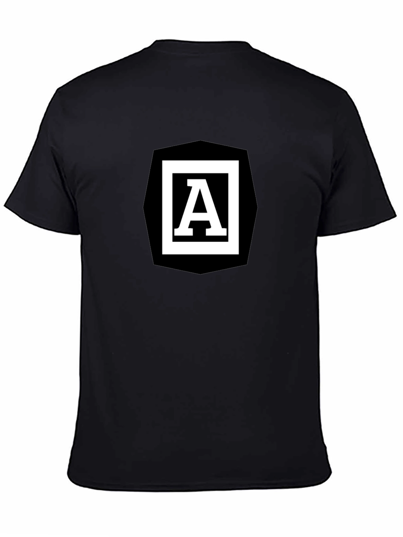 Angular A Logo Black T-Shirt