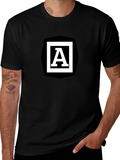 Angular A Logo Black T-Shirt
