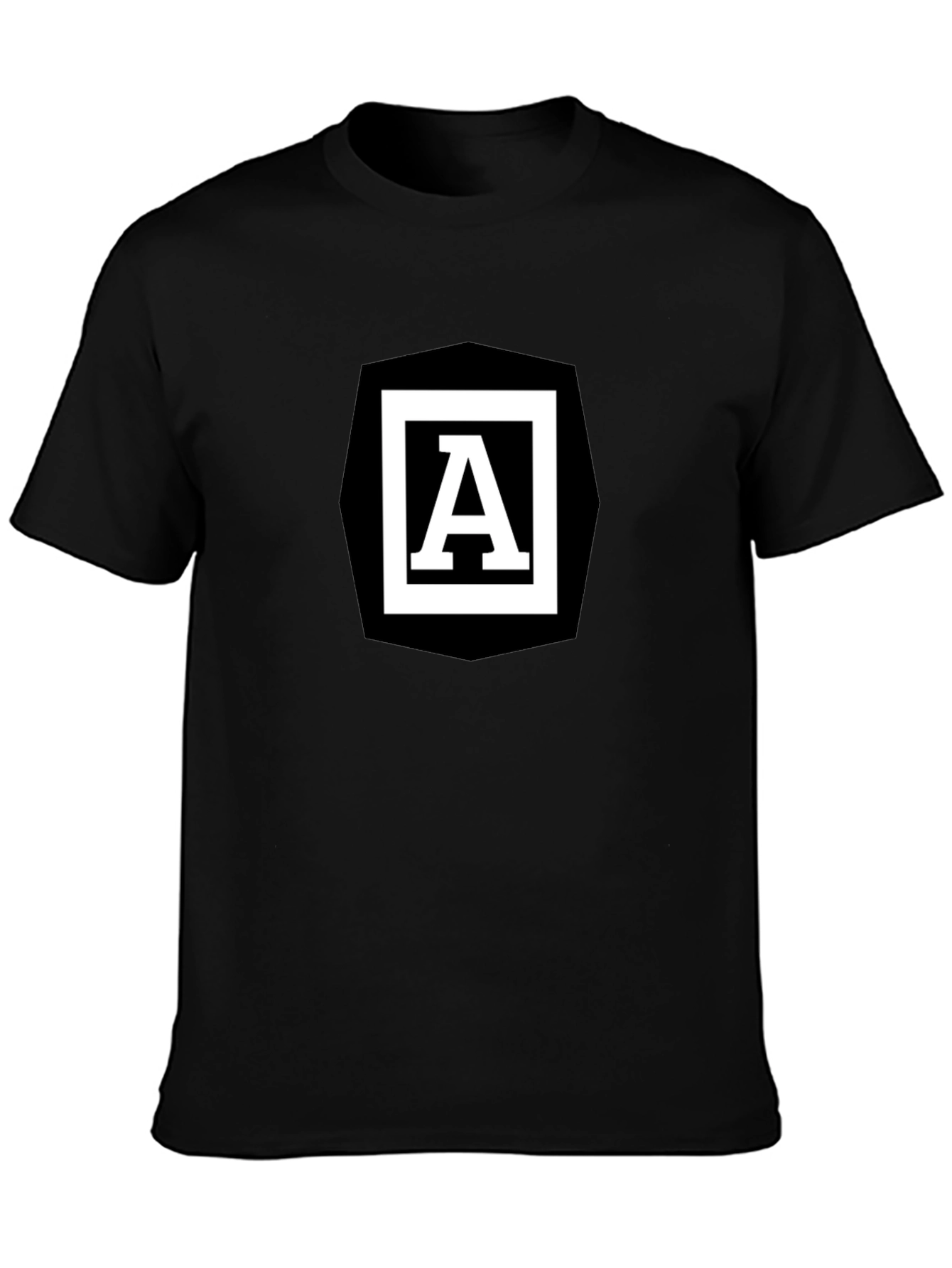 Angular A Logo Black T-Shirt