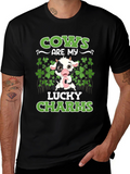 Cows Are My Lucky Charms T-Shirt St Patricks Day