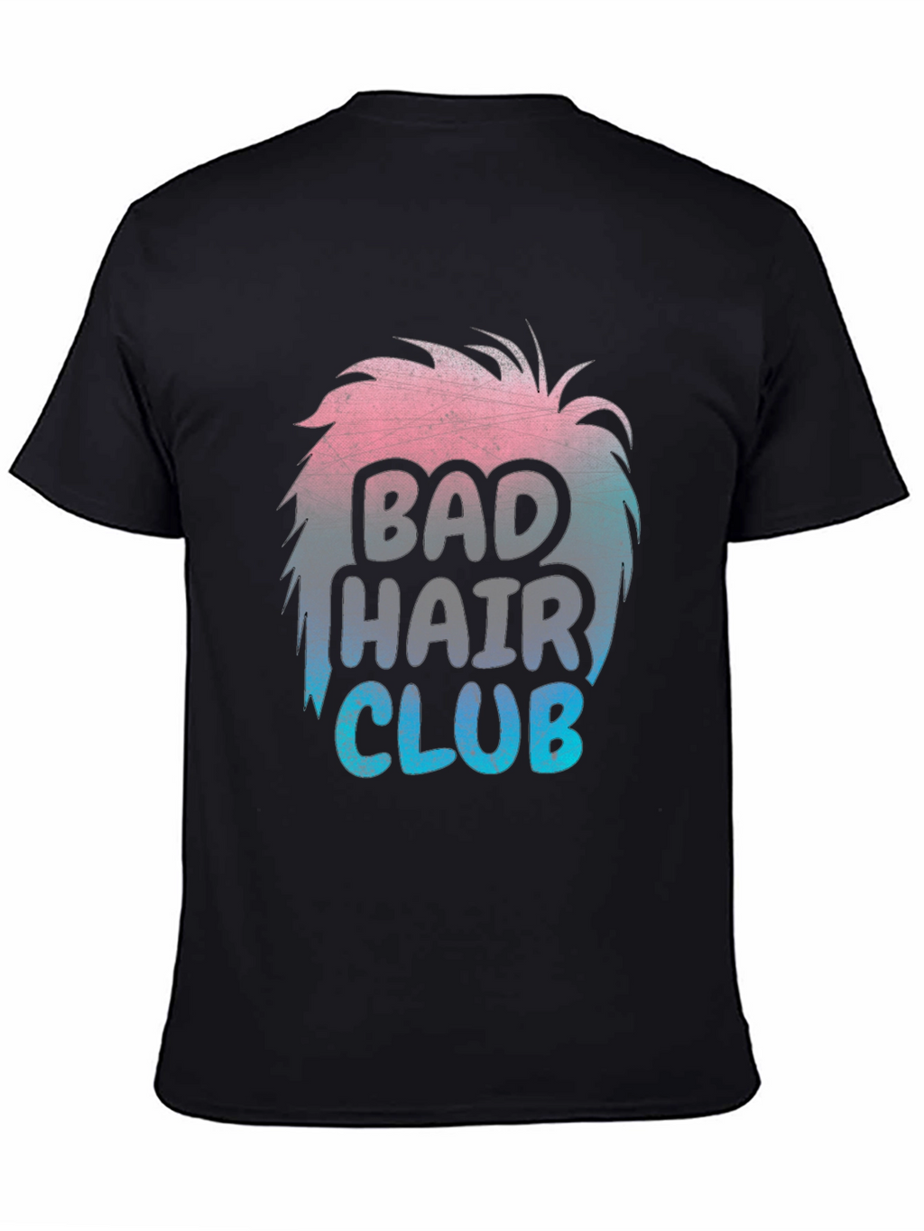 Bad Hair Club T-Shirt Funny Hairstyle Tee