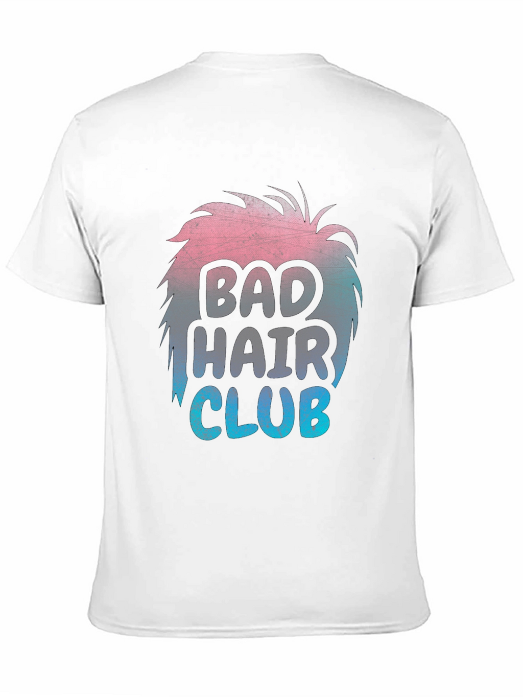 Bad Hair Club T-Shirt Funny Hairstyle Tee
