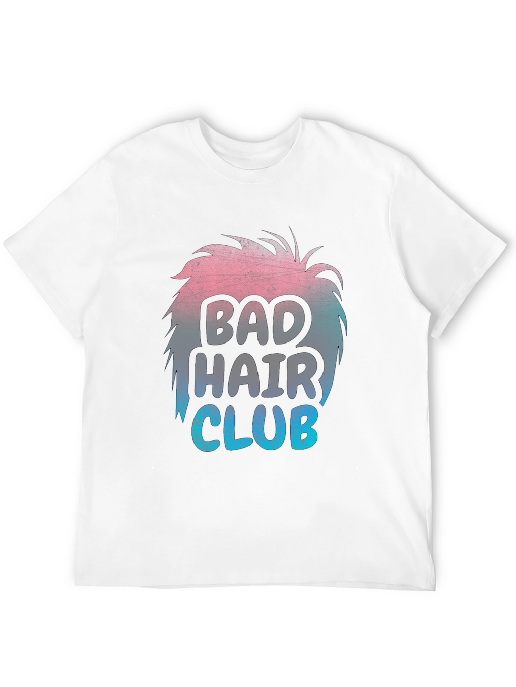 Bad Hair Club T-Shirt Funny Hairstyle Tee