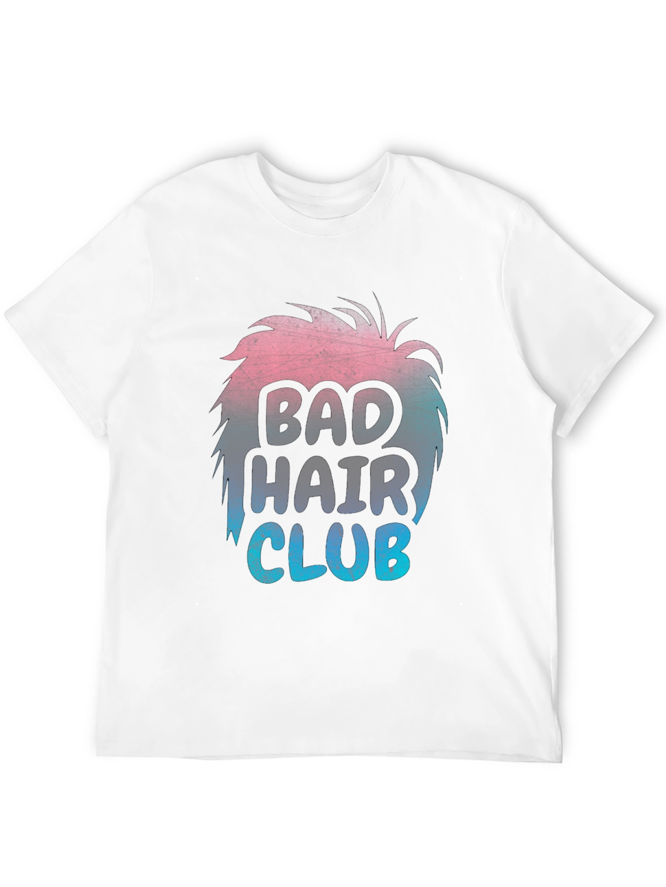 Bad Hair Club T-Shirt Funny Hairstyle Tee