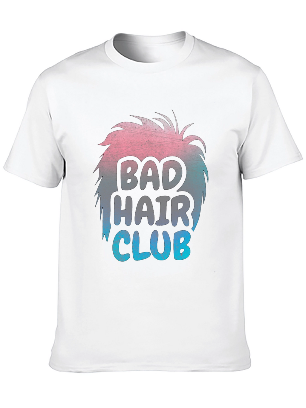 Bad Hair Club T-Shirt Funny Hairstyle Tee