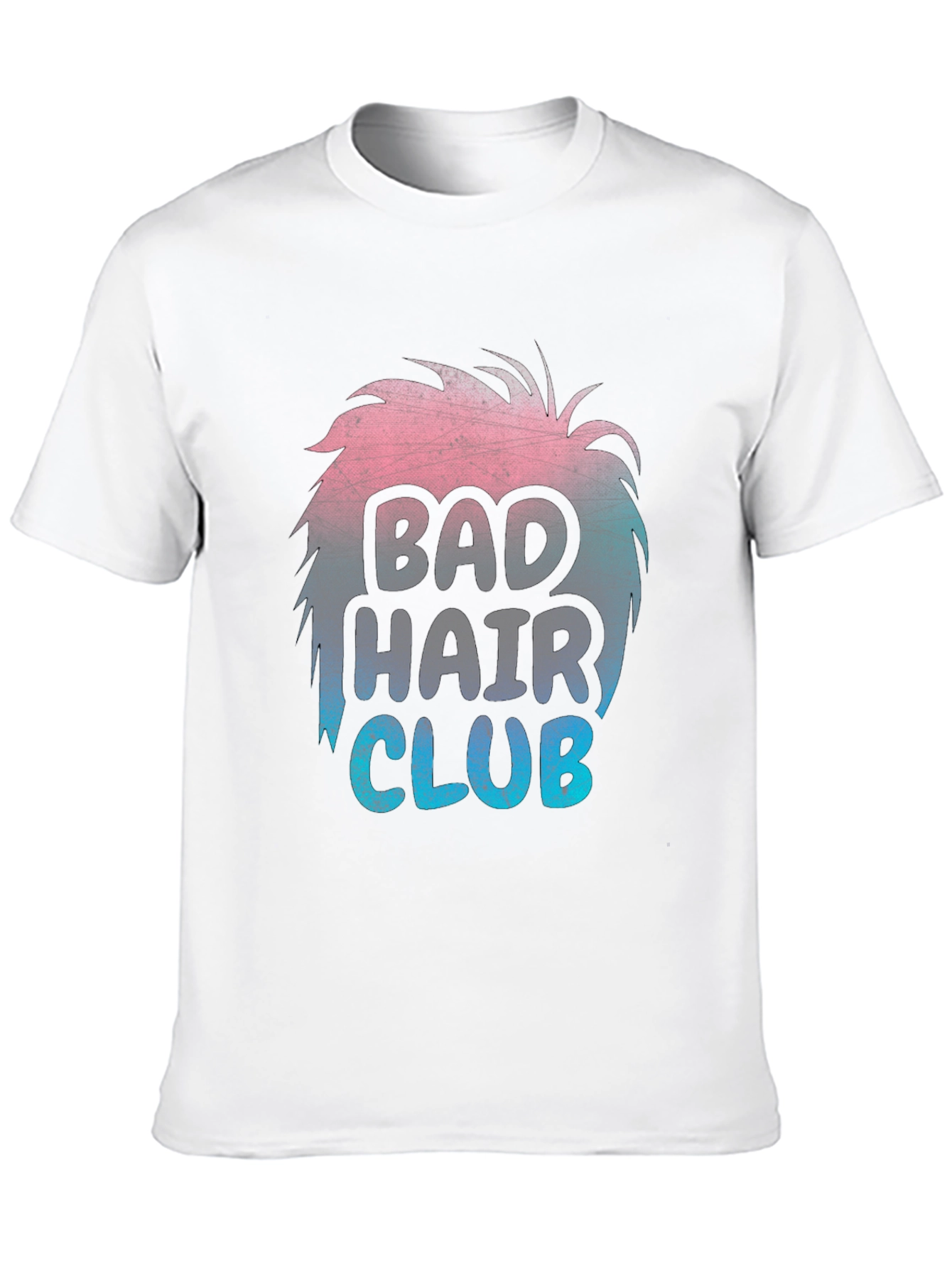 Bad Hair Club T-Shirt Funny Hairstyle Tee