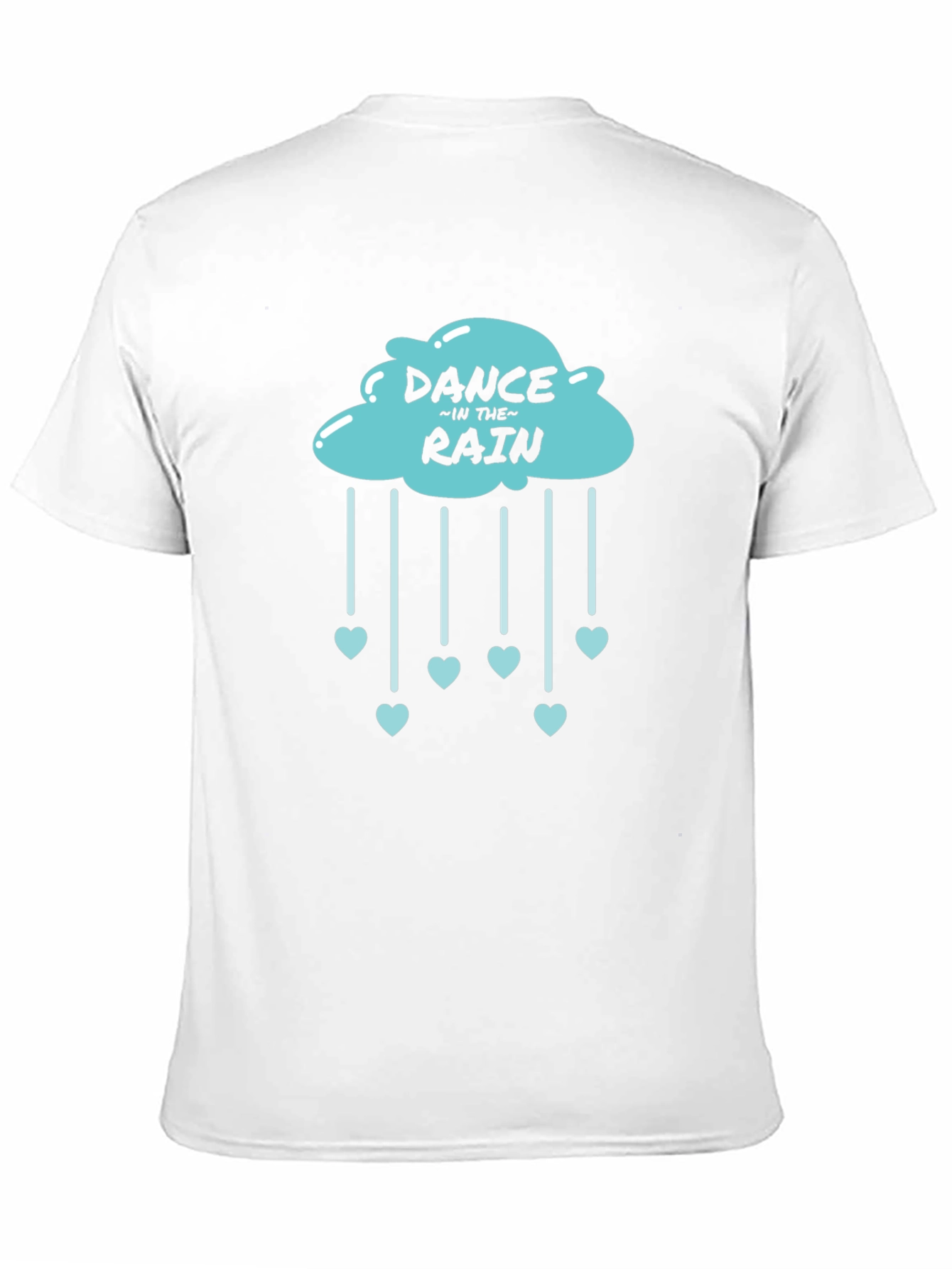 Dance in the Rain Cloud Heart Tee - Black