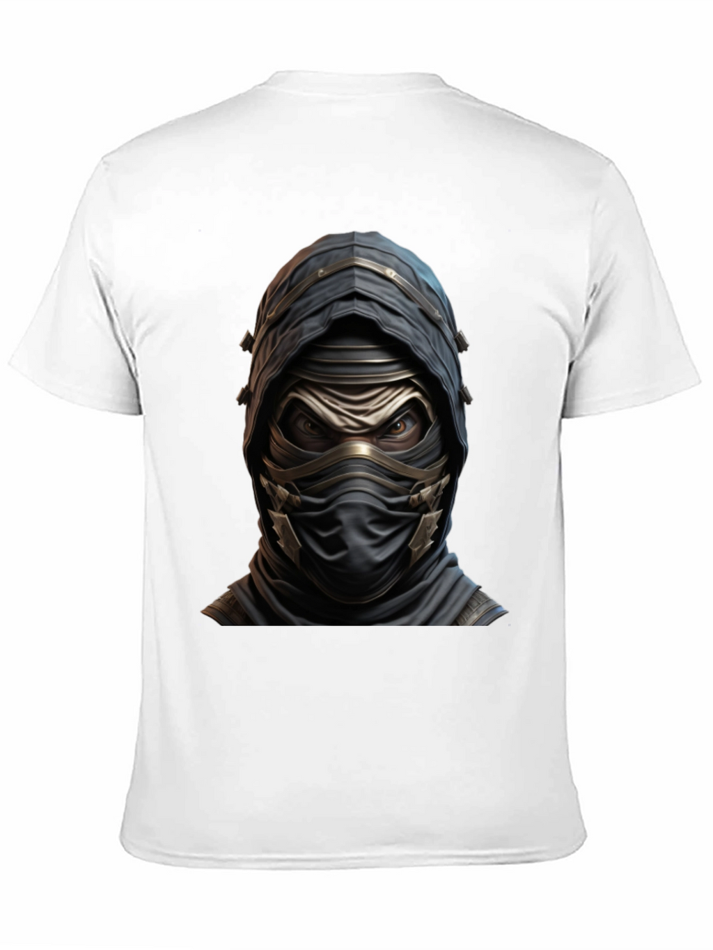 Mystic Warrior Graphic Tee - Black Cotton Blend