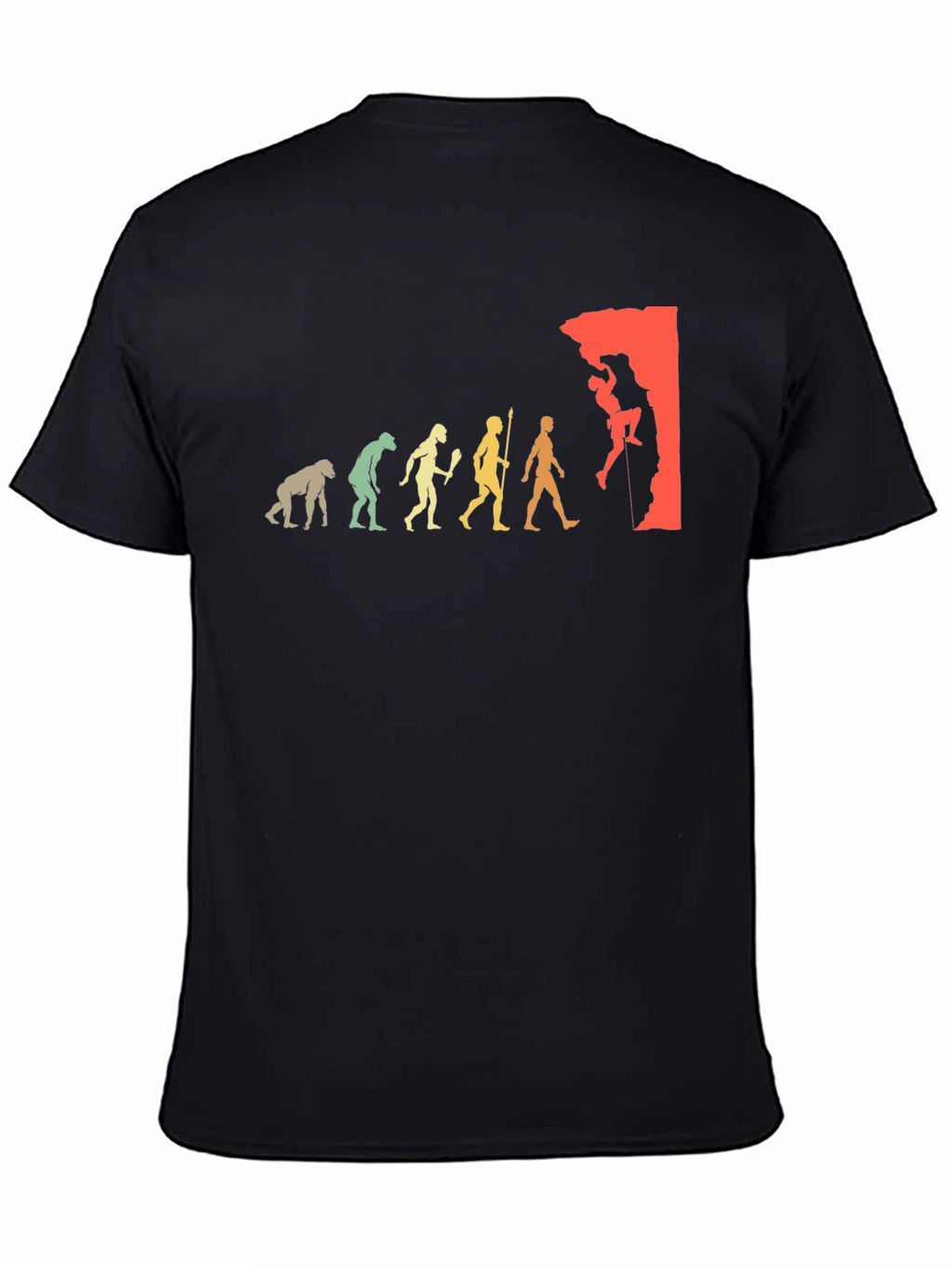 Climbing Evolution Graphic T-Shirt - Rock Climbing Tee