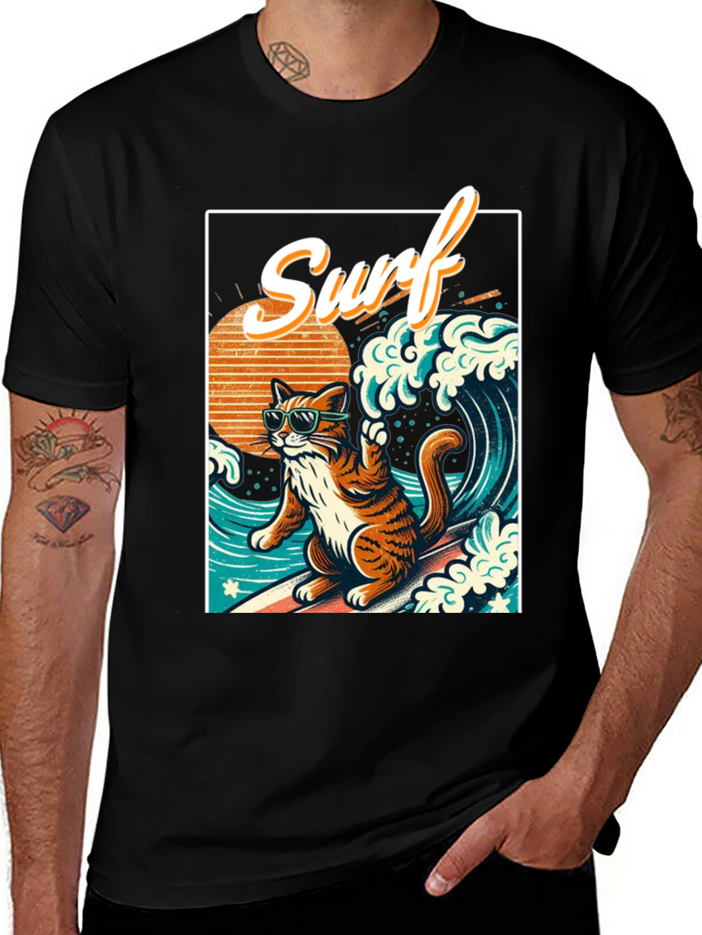 Surf Cat T-Shirt
