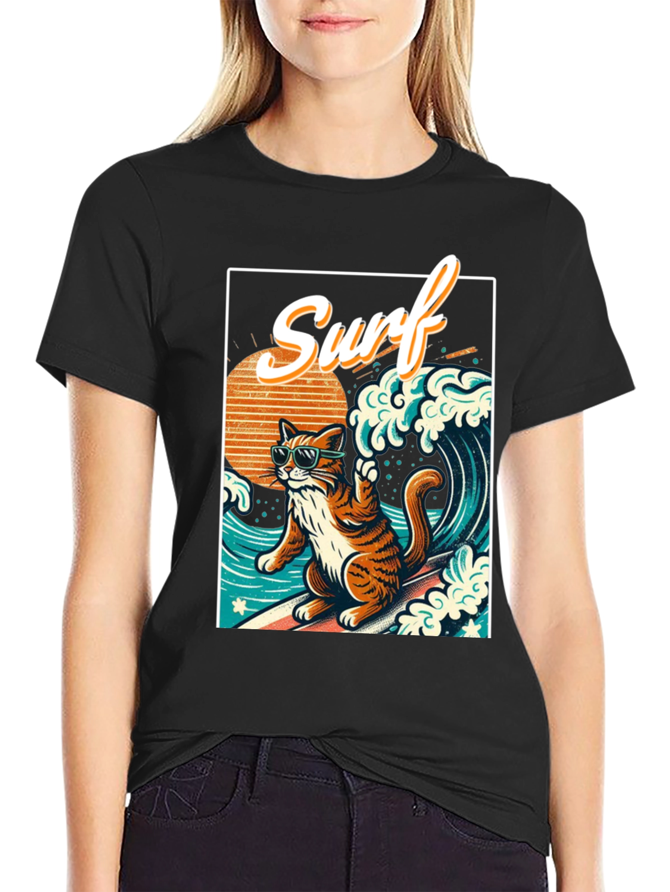 Surf Cat T-Shirt