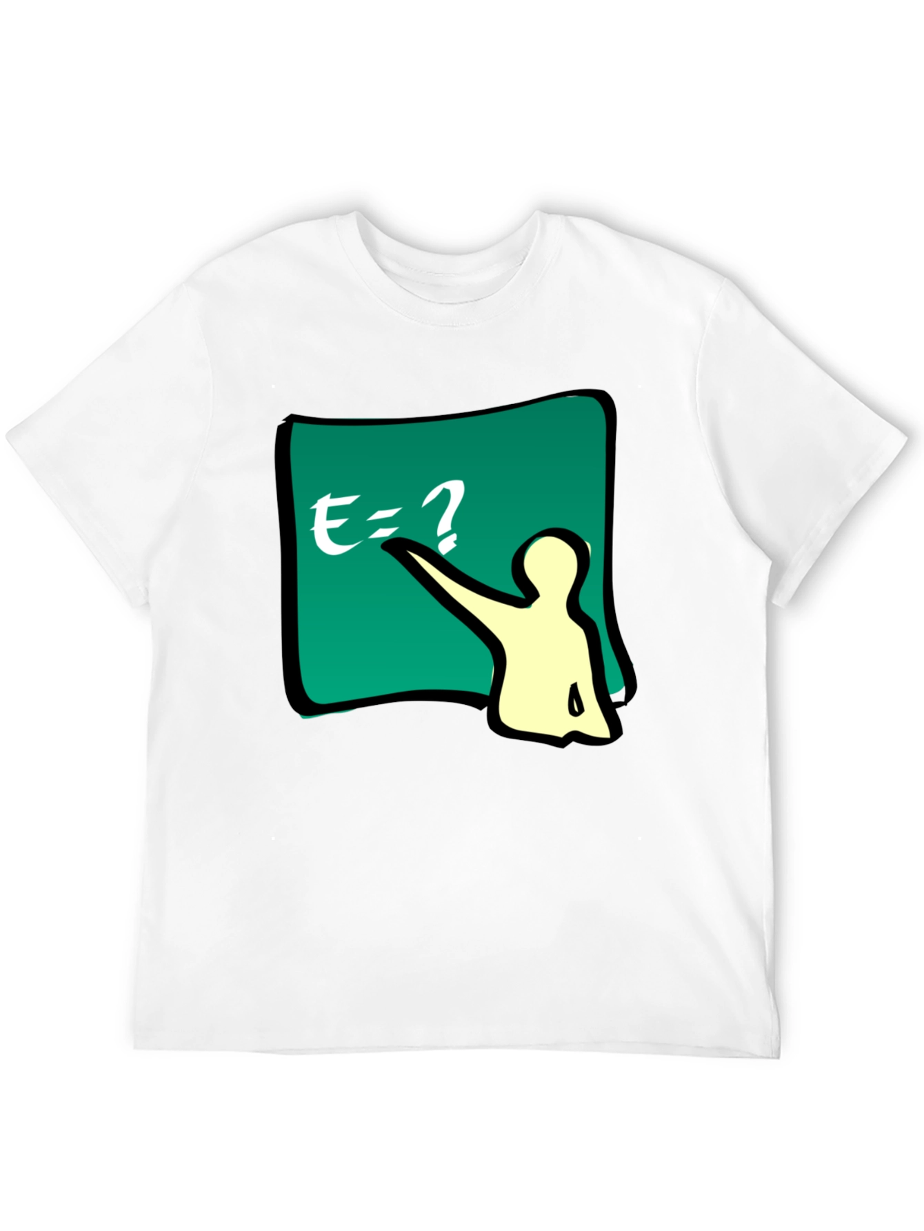 Math Teacher Graphic Tee - Black
