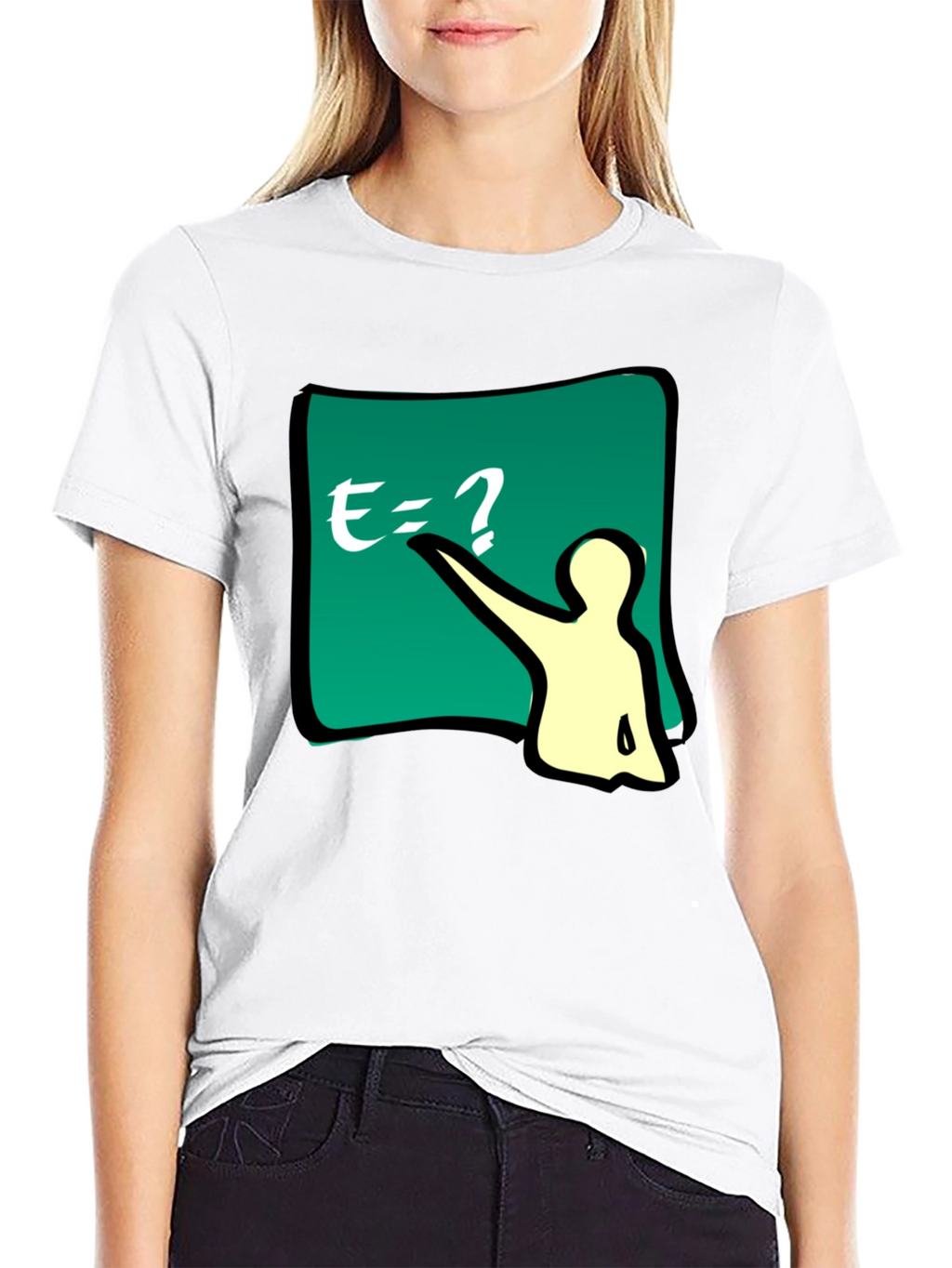 Math Teacher Graphic Tee - Black
