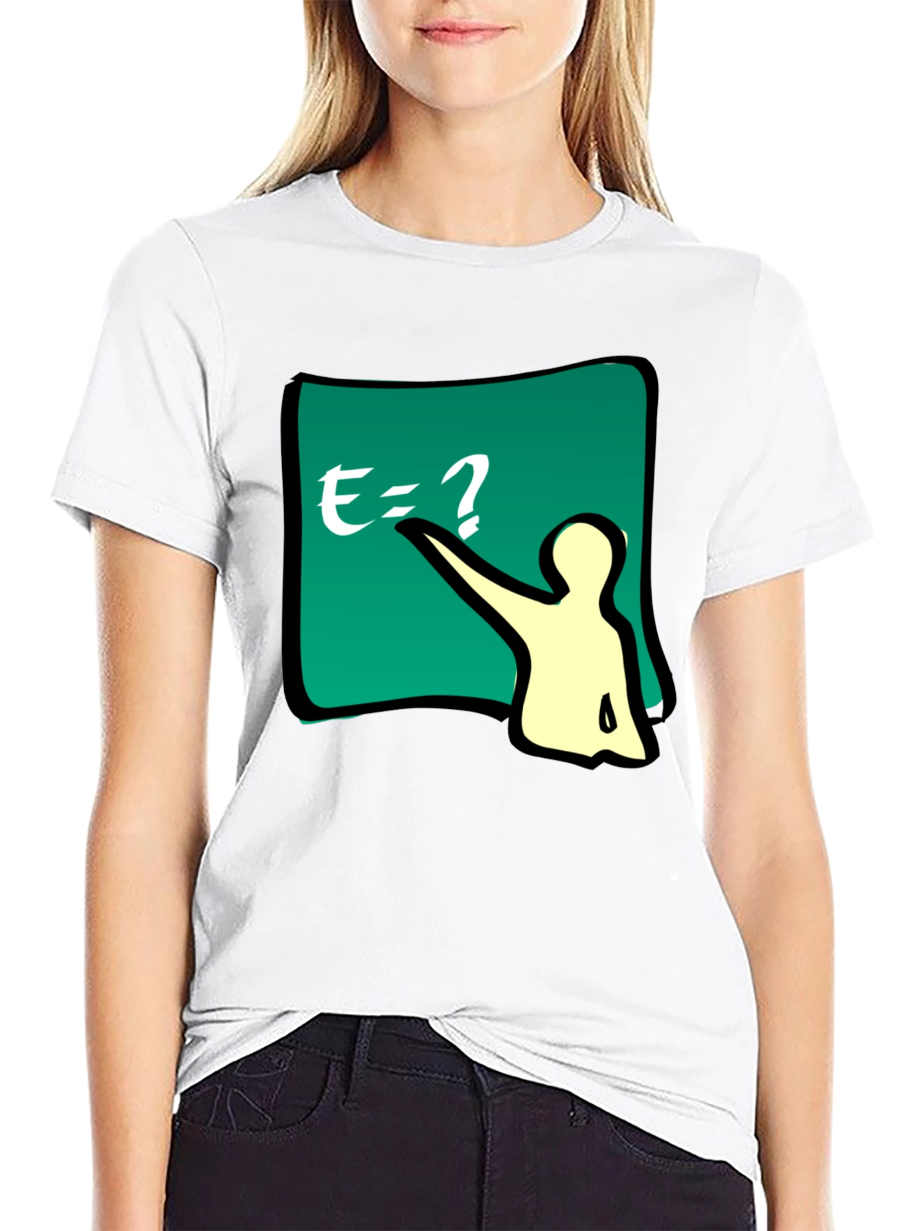 Math Teacher Graphic Tee - Black