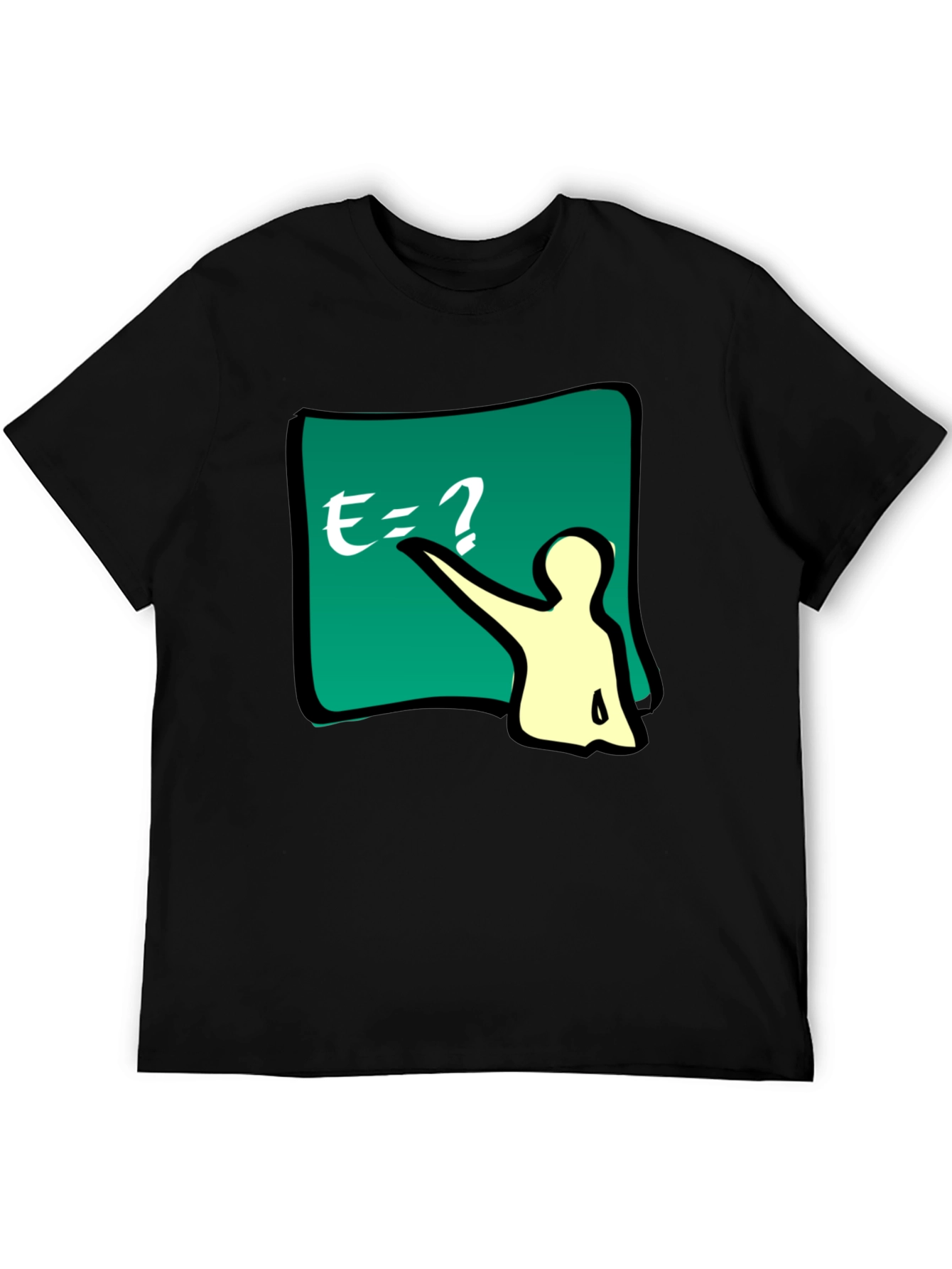 Math Teacher Graphic Tee - Black