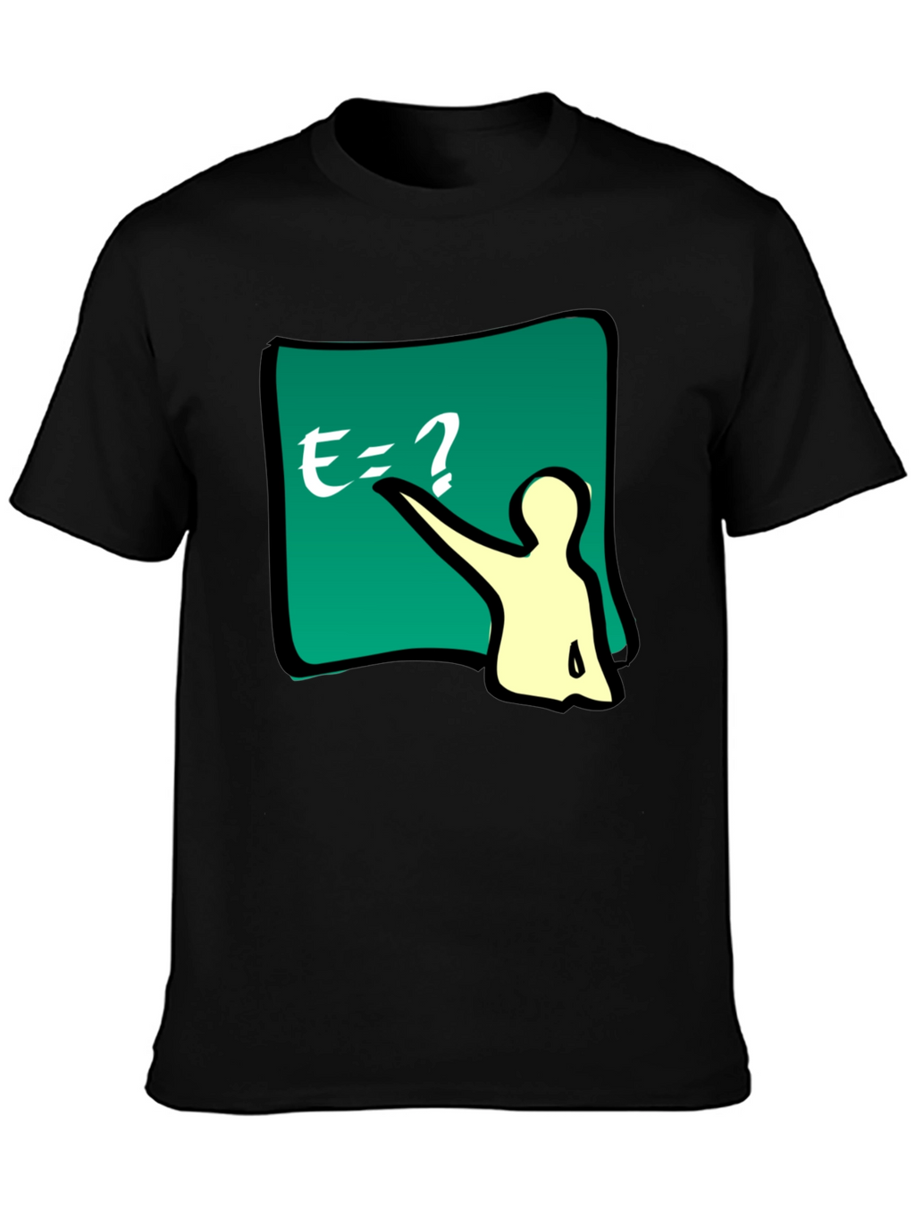 Math Teacher Graphic Tee - Black