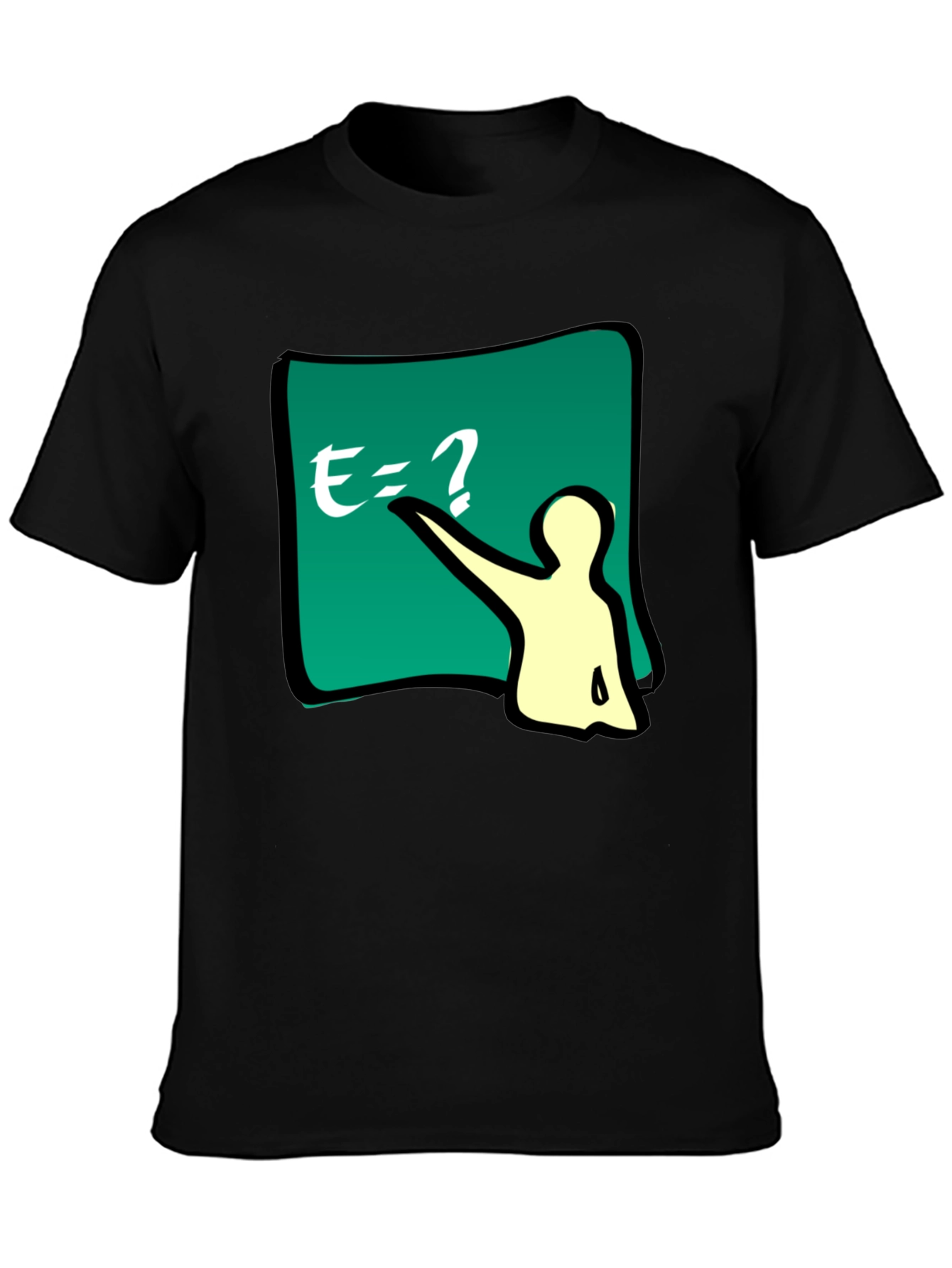 Math Teacher Graphic Tee - Black