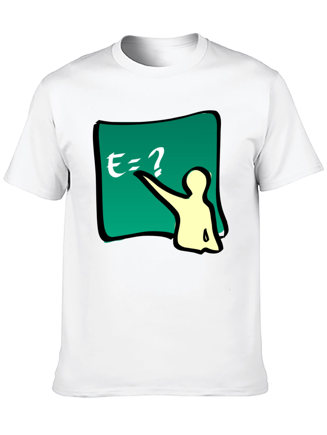 Math Teacher Graphic Tee - Black
