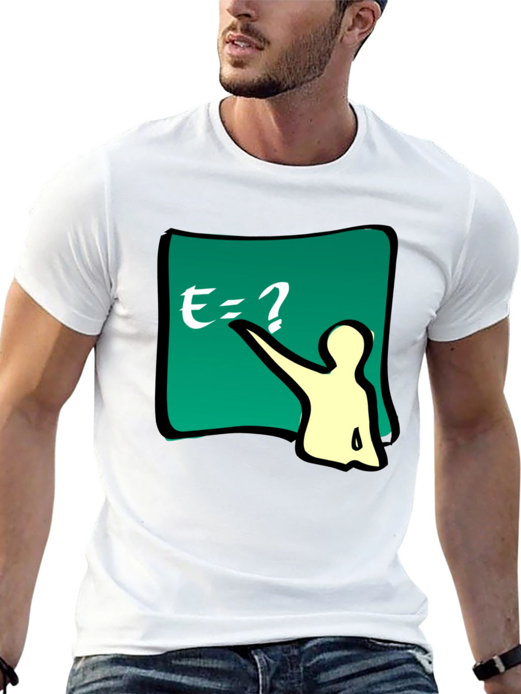Math Teacher Graphic Tee - Black