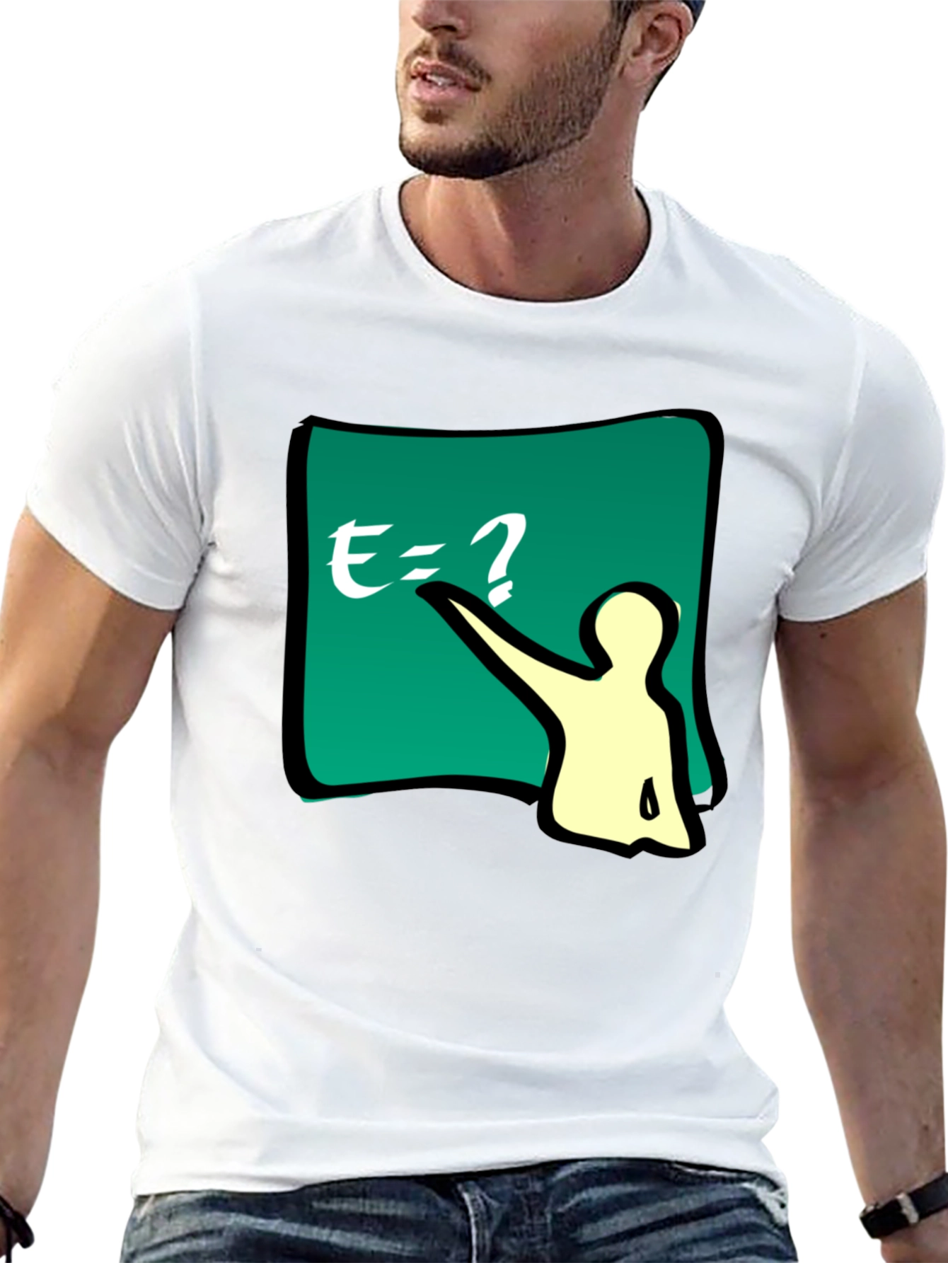 Math Teacher Graphic Tee - Black