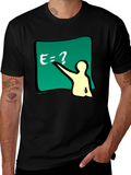 Math Teacher Graphic Tee - Black