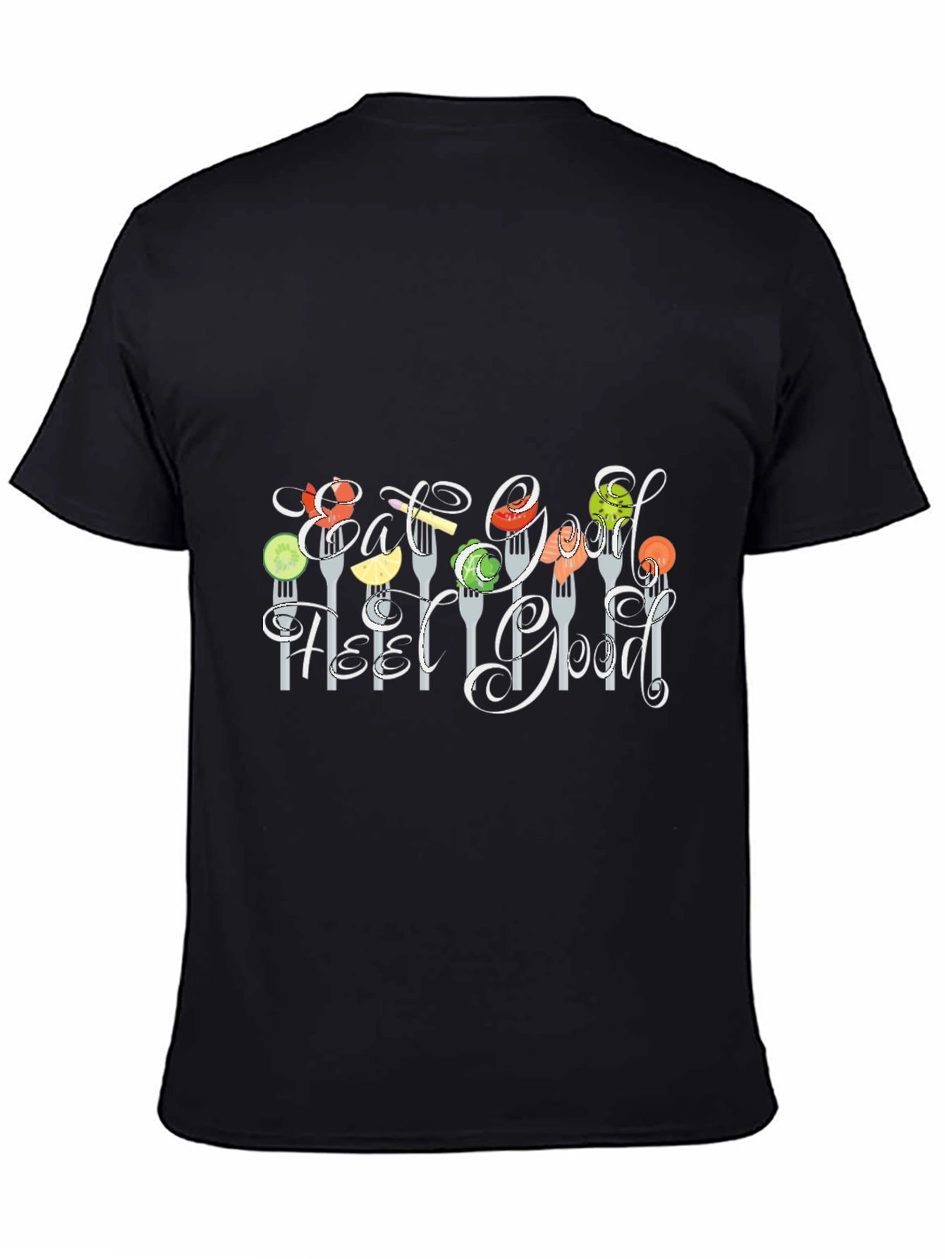 Eat Good Feel Good T-Shirt Black