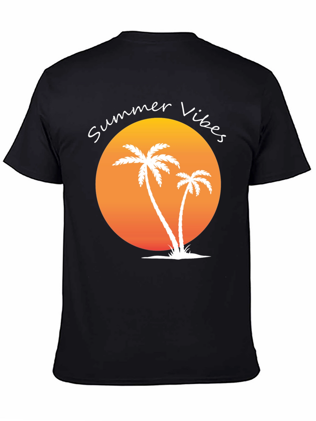 Summer Vibes Palm Tree Graphic Tee