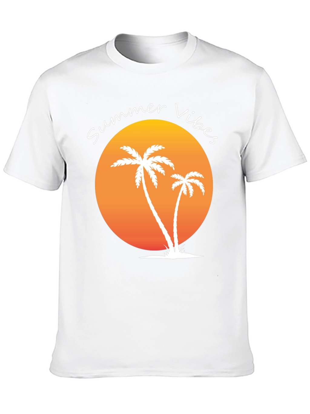 Summer Vibes Palm Tree Graphic Tee